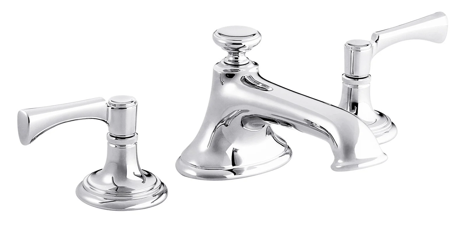 Kallista P24601-LV-ULB Bellis Sink Faucet, Noble Spout, Lever Handles