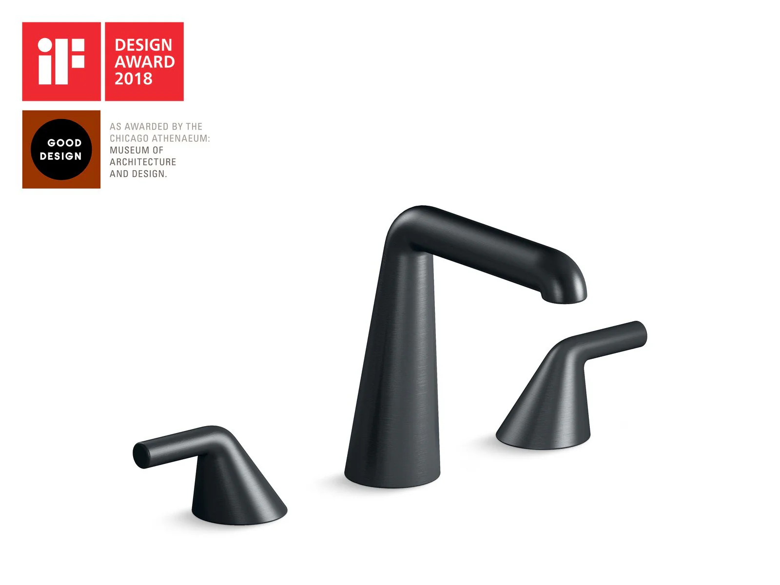 Kallista P24800-LV-GN Taper by Bjarke Ingels Sink Faucet, Lever Handles - Image 2