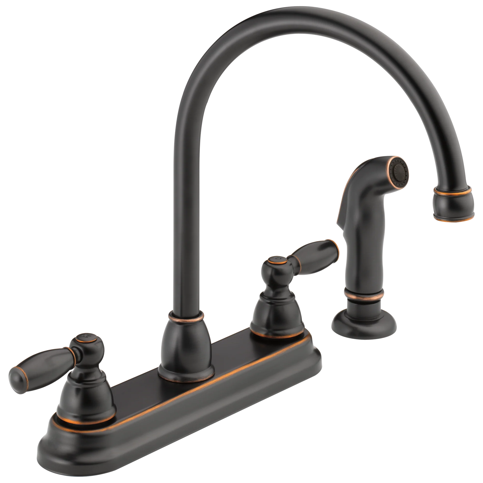 Delta Peerless Claymore:P299575LF Two Handle Kitchen Faucet