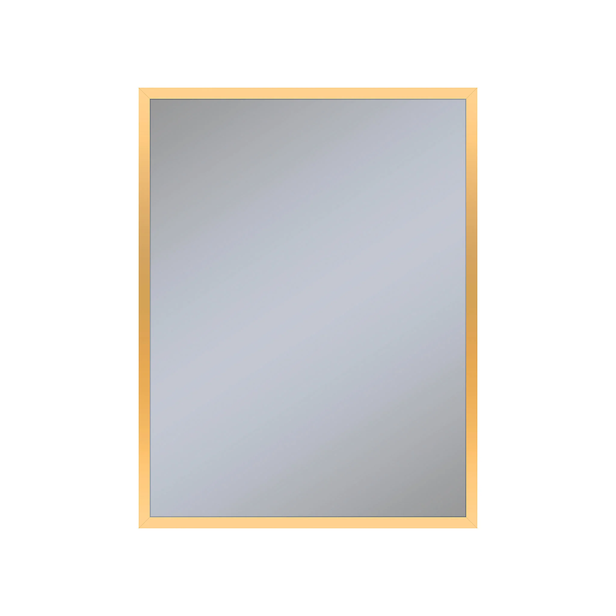 robern PC2430D6TNN82 Profiles Framed Cabinet, 24" x 30" x 6", Matte Gold, Non-Electric, Reversible Hinge