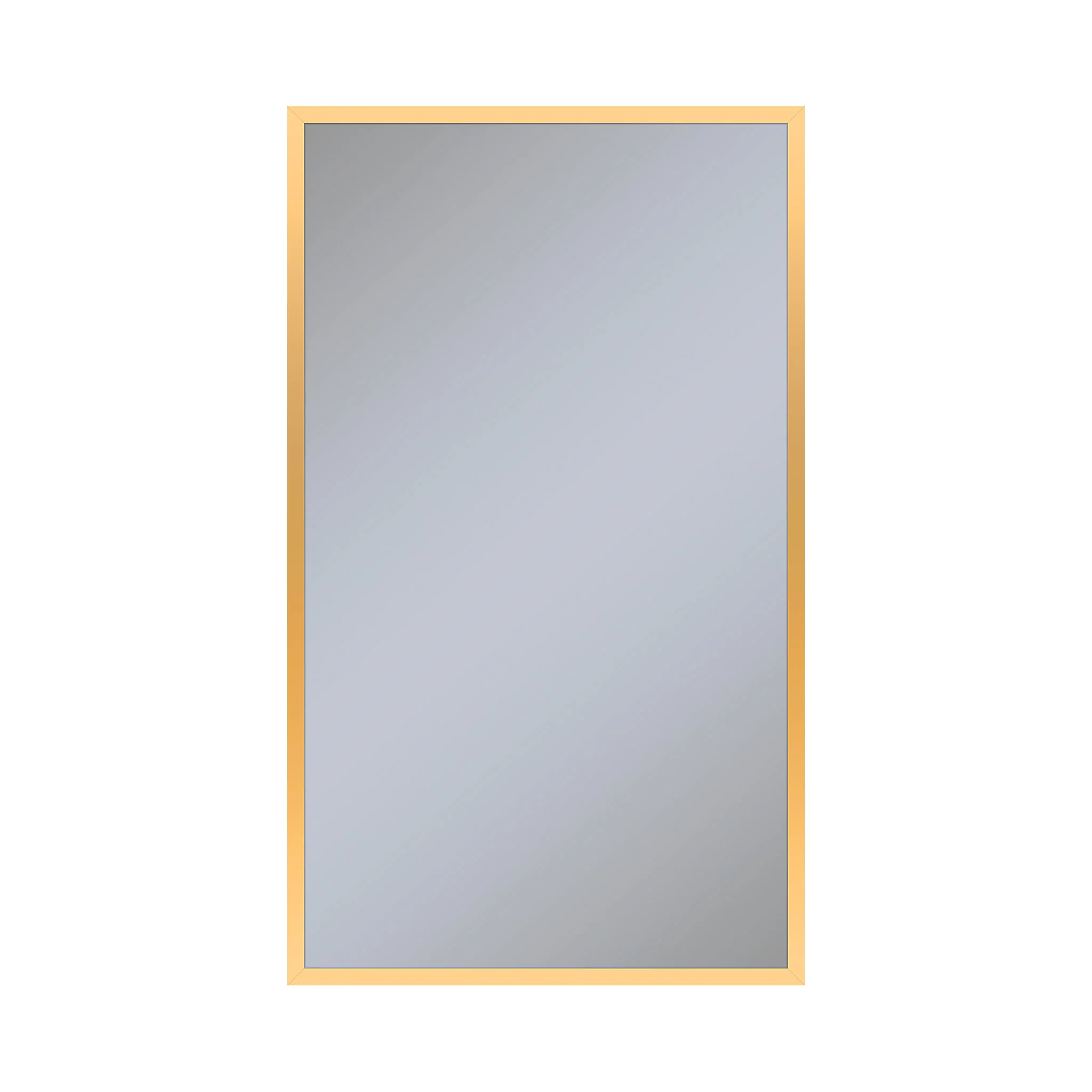 robern PC2440D4TNN82 Profiles Framed Cabinet, 24" x 40" x 4", Matte Gold, Non-Electric, Reversible Hinge