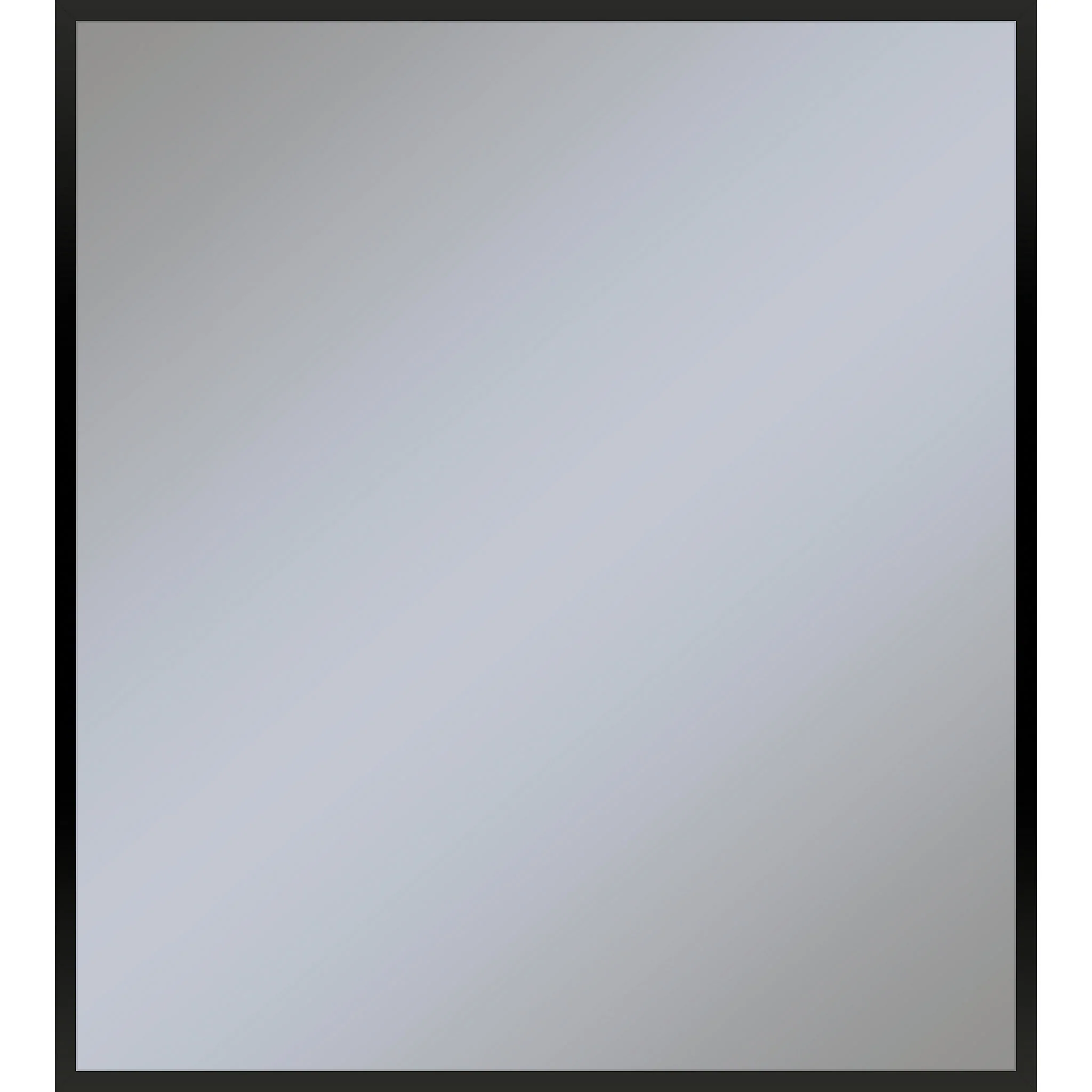 robern PM3640T83 Profiles Framed Mirror, 36" x 40" x 3/4", Matte Black