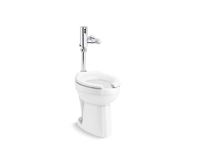 KOHLER K-PR96057-T5D Highcliff Commercial toilet with Mach Tripoint touchless DC 1.6 gpf flushometer