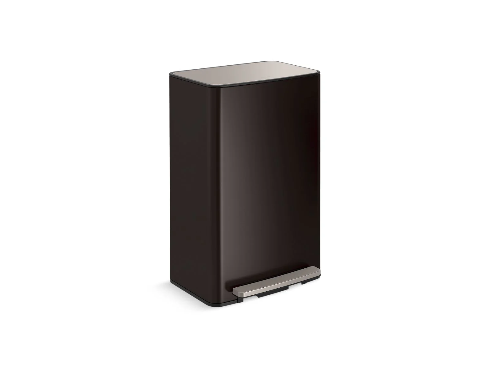 KOHLER K-REC35844 13-gallon curved step trash can
