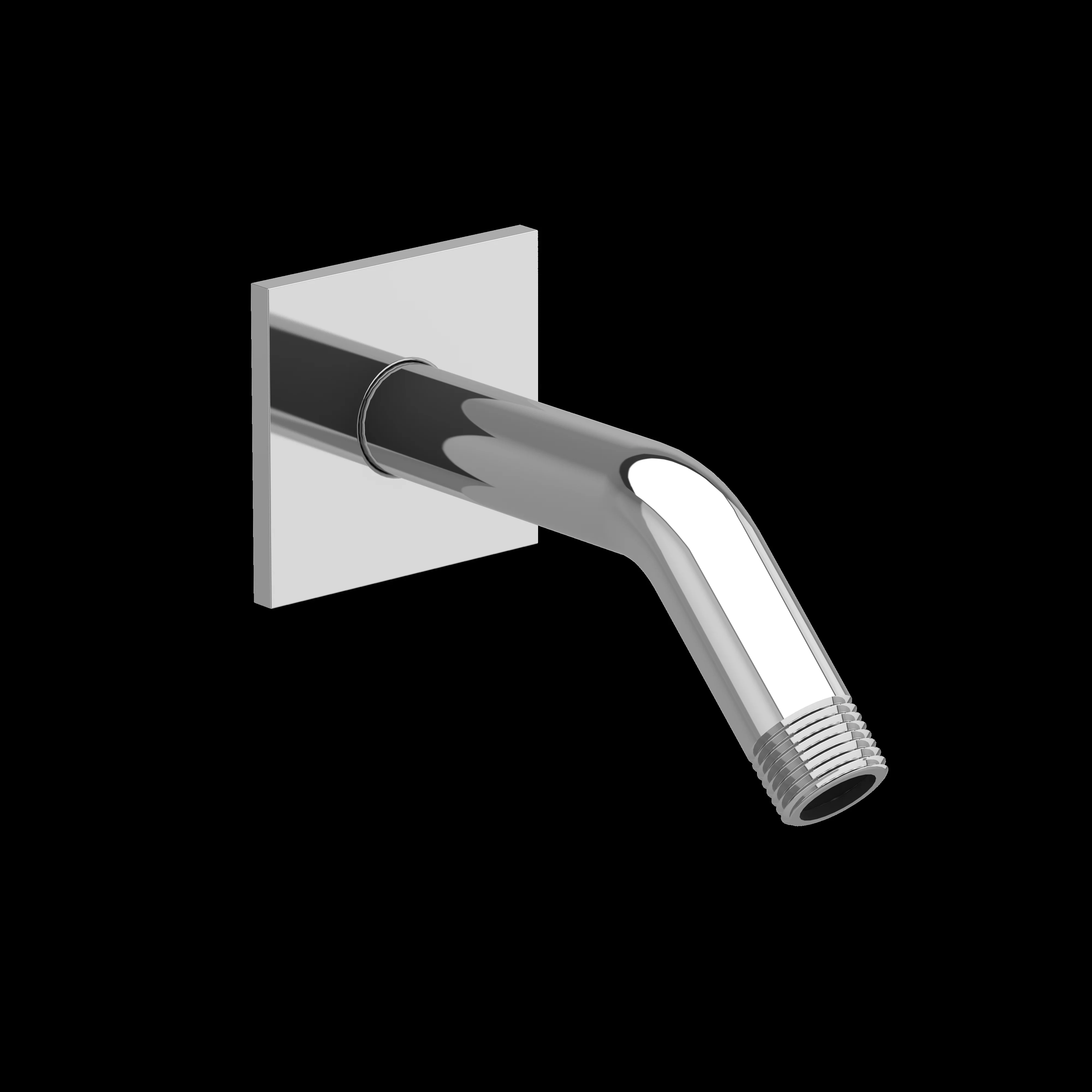 Riobel 546 6" Reach Wall Mount Shower Arm With Square Escutcheon - Image 2