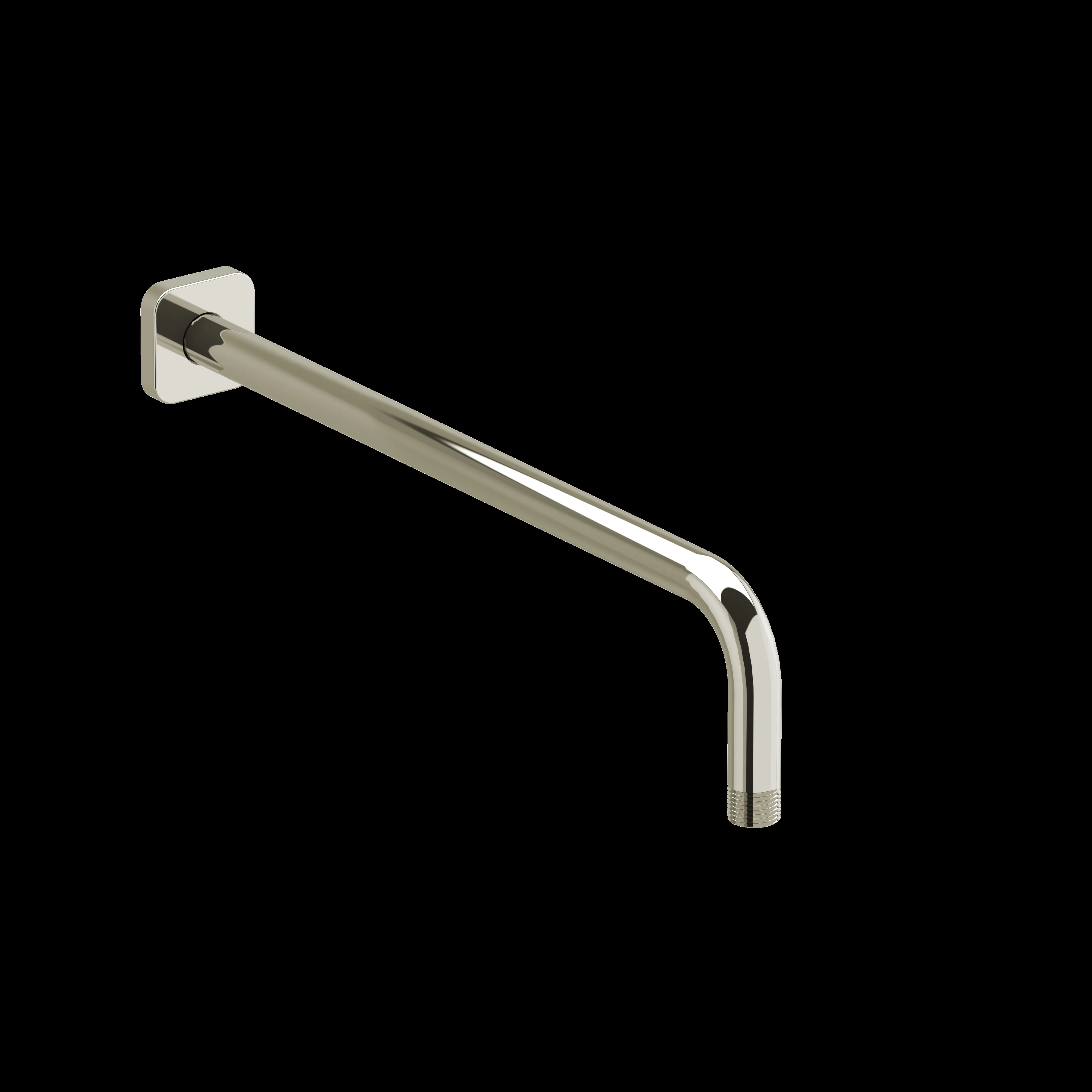 Riobel 574 16" Reach Wall Mount Shower Arm With Square Escutcheon - Image 4