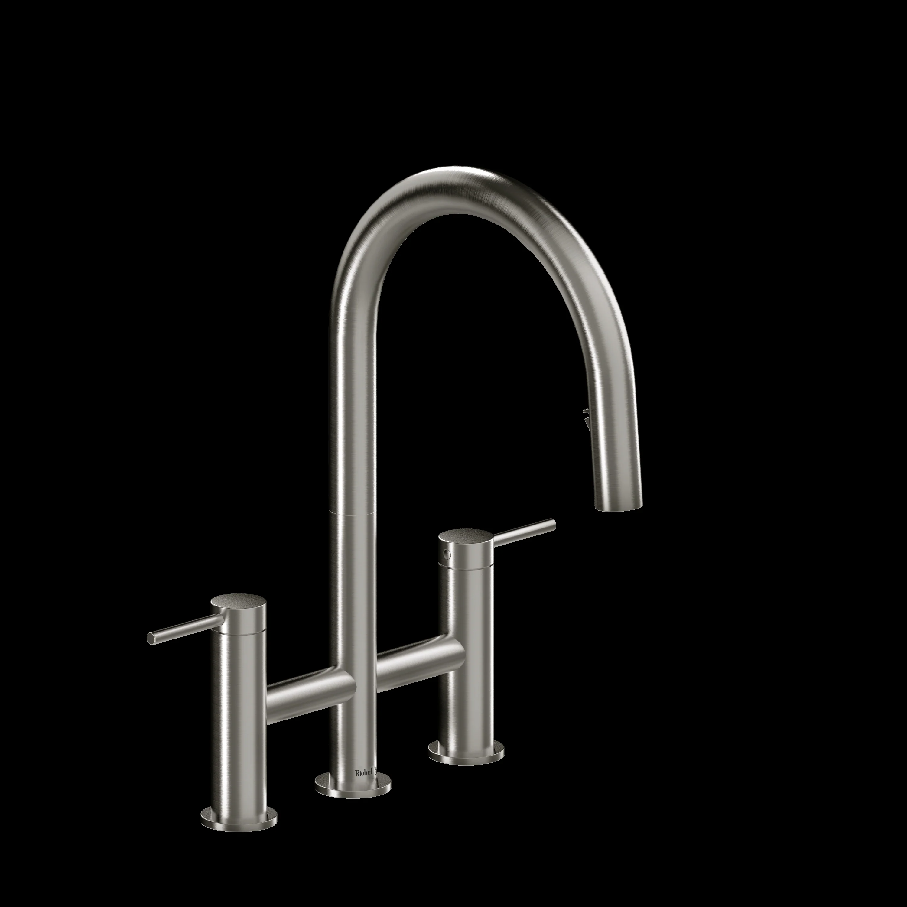 Riobel AZ400 Azure Bridge Pull-Down Kitchen Faucet - Image 4