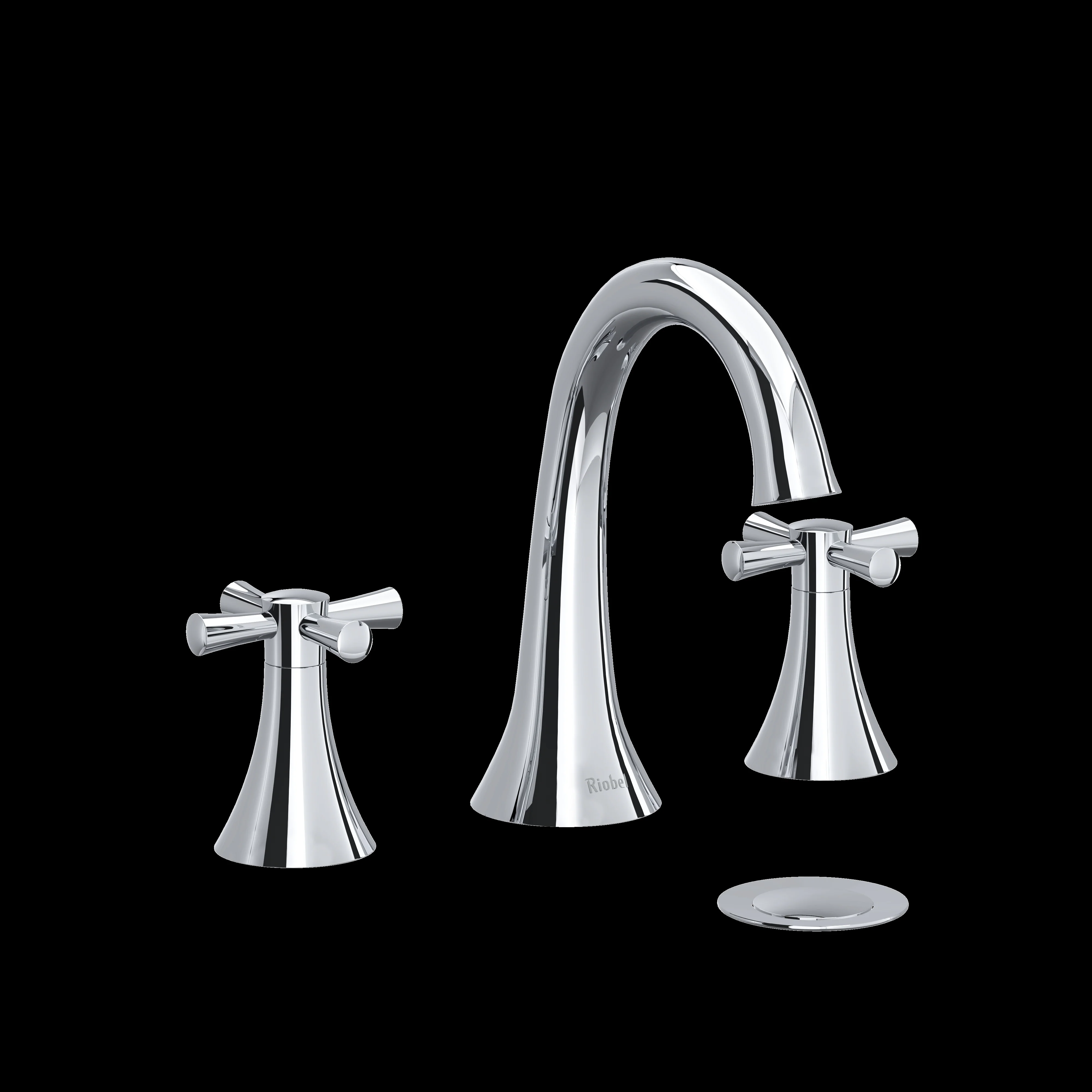 Riobel ED08 Edge Widespread Lavatory Faucet - Image 2