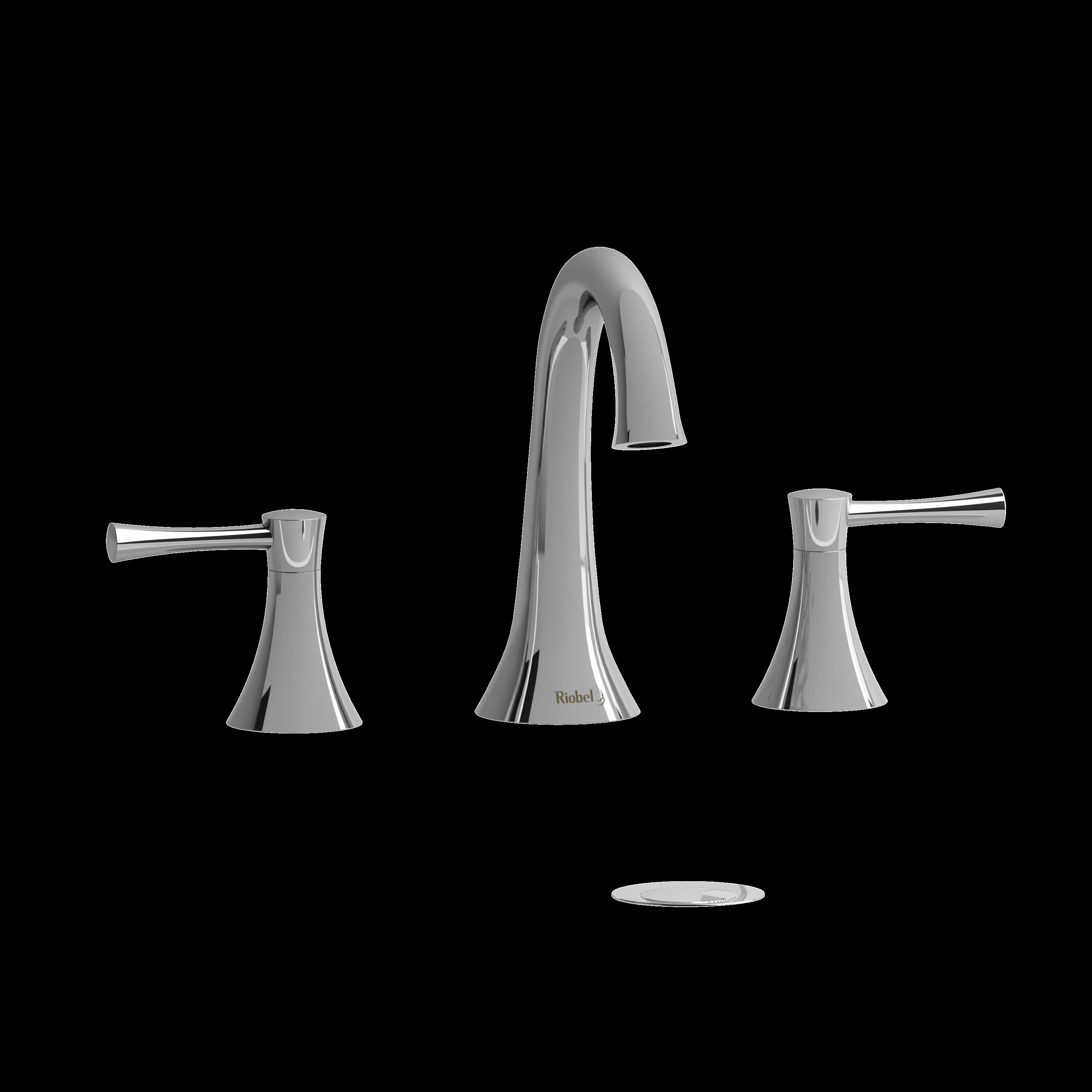 Riobel ED08 Edge Widespread Lavatory Faucet - Image 4