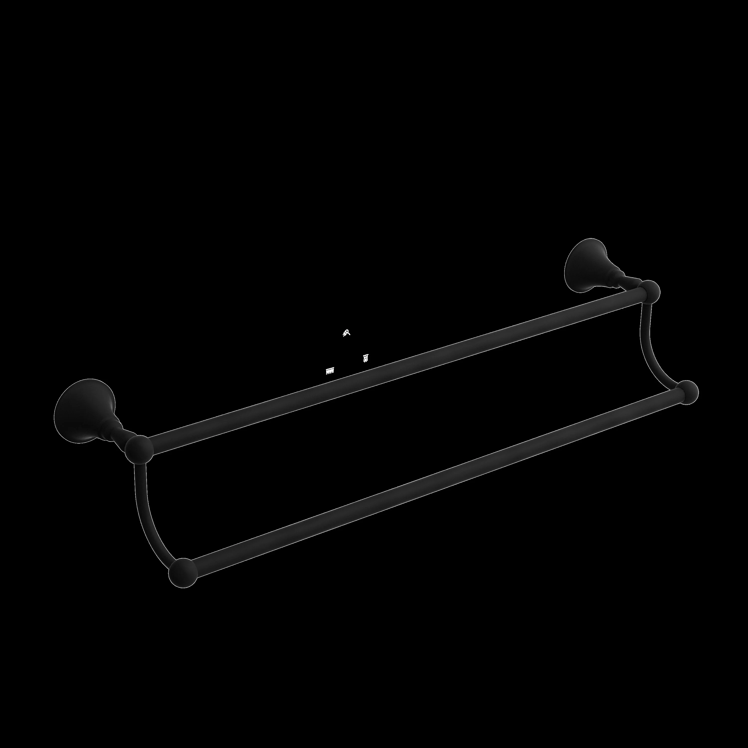 Riobel MM6 Momenti Double 24" Towel Bar - Image 2