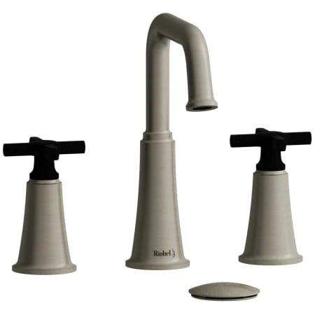 Riobel MMSQ08 Momenti Widespread Lavatory Faucet with U-Spout - Image 4