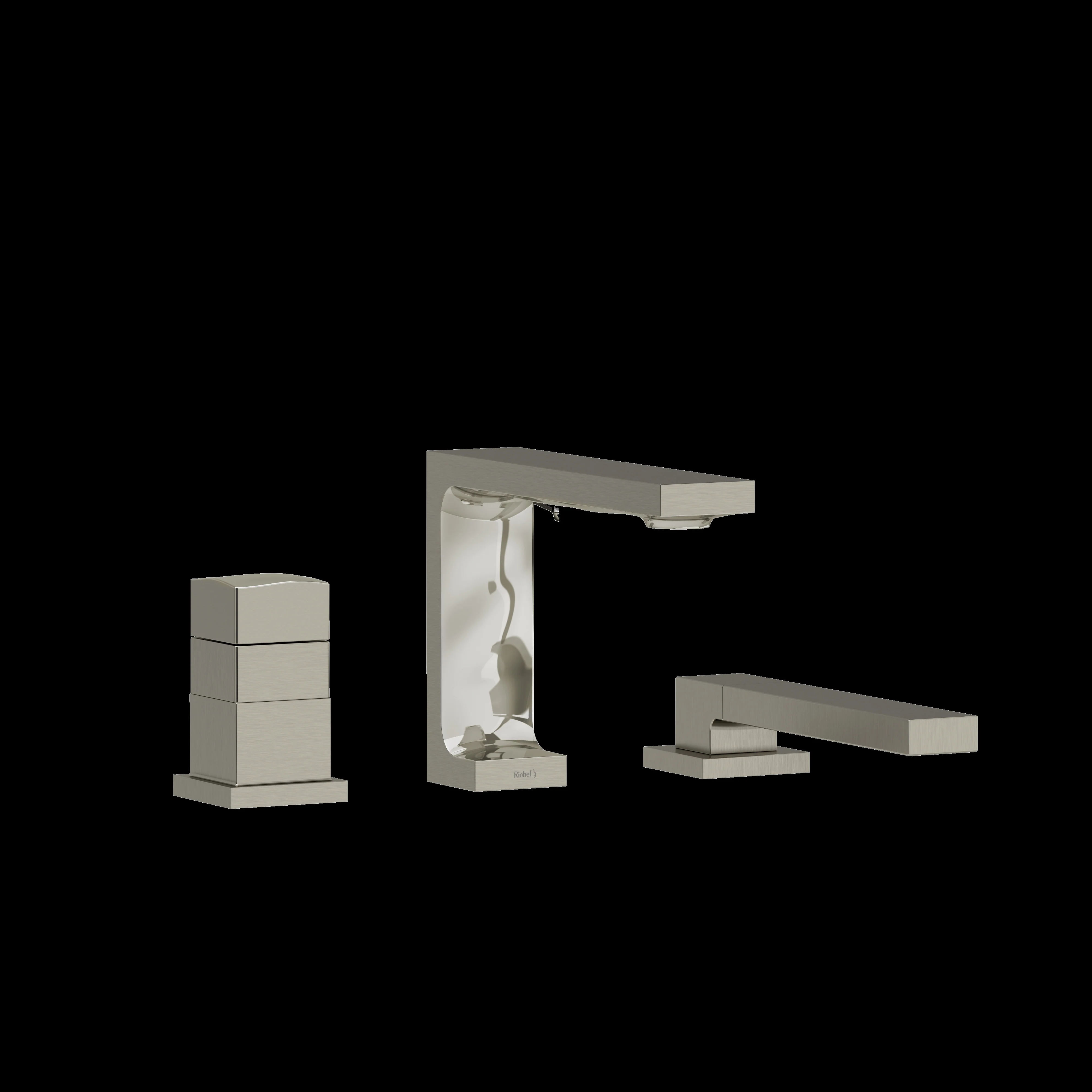 Riobel RF19 Reflet 3-Hole Deck Mount Tub Filler - Image 2