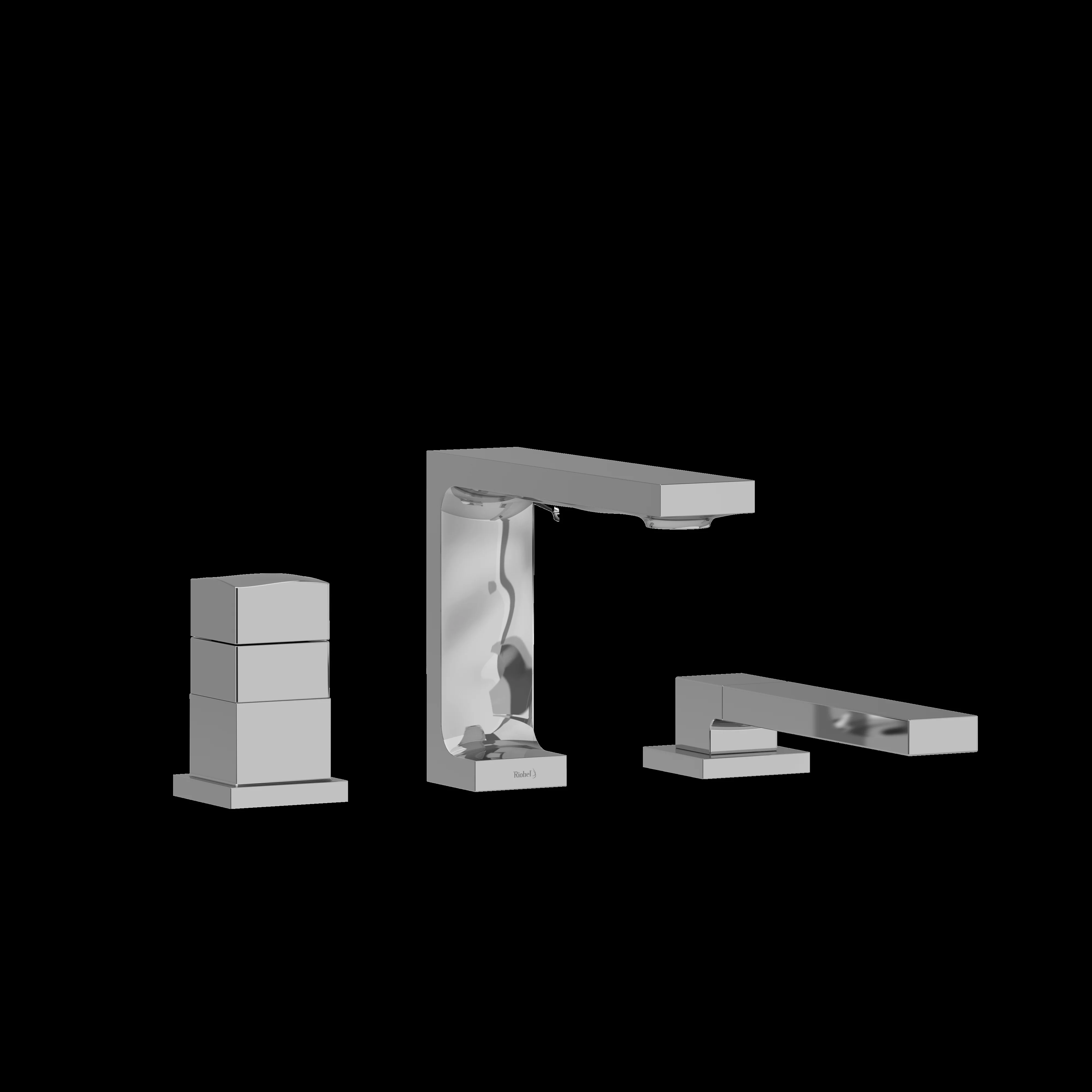 Riobel RF19 Reflet 3-Hole Deck Mount Tub Filler - Image 3