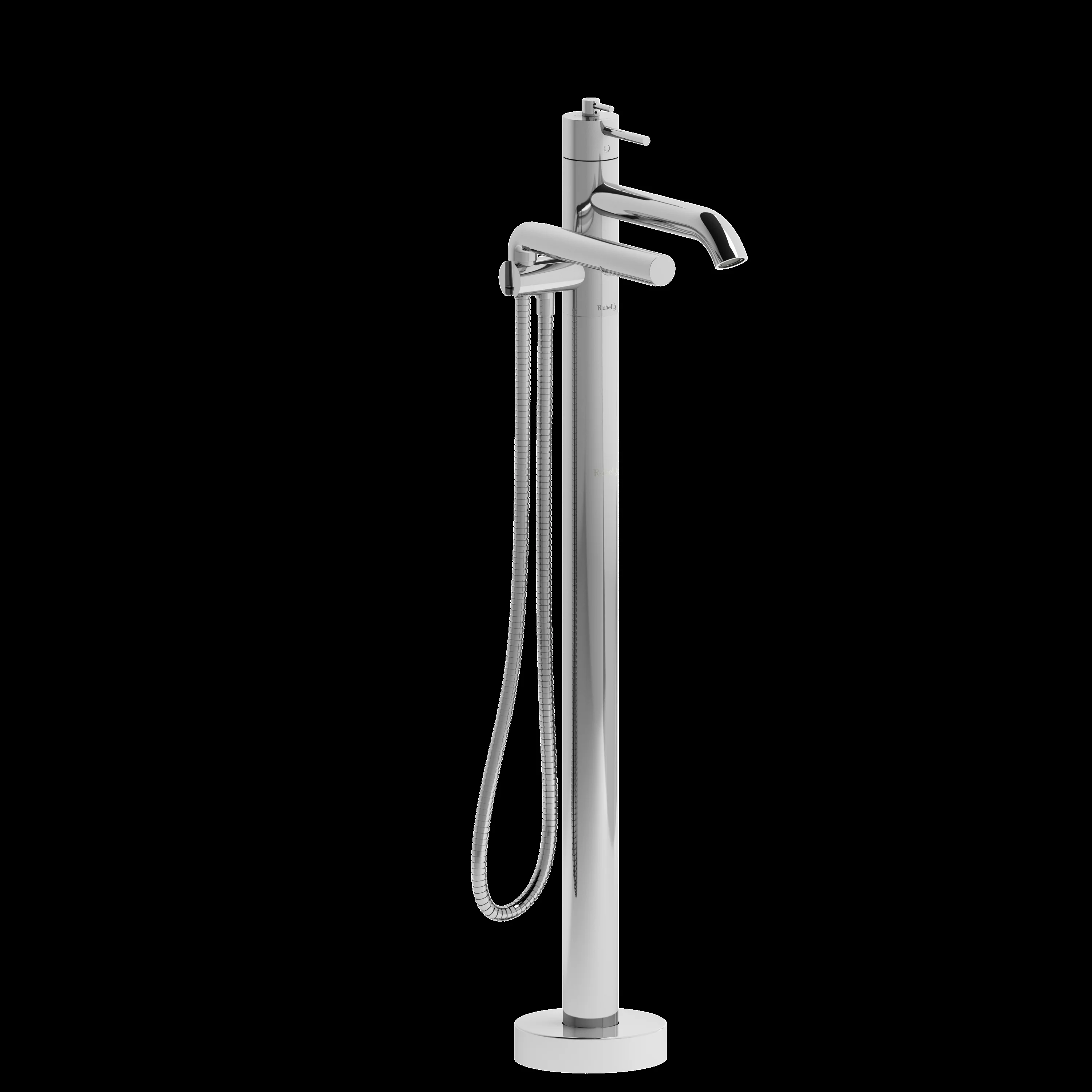 Riobel TCS39 CS Single Hole Floor Mount Tub Filler Trim - Image 2