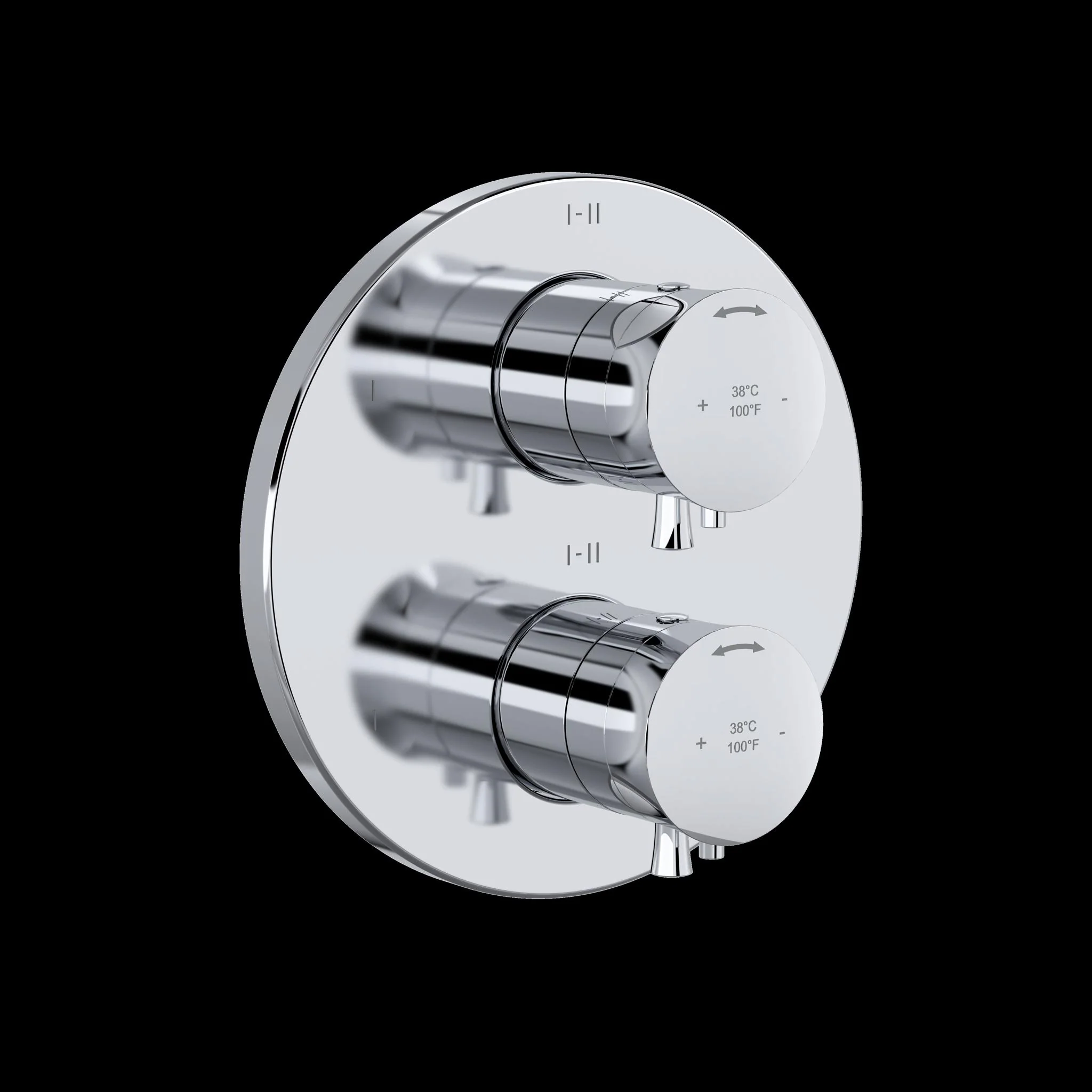 Riobel TEDTM46 Edge 3/4" Therm & Pressure Balance Trim with 6 Functions - Image 4