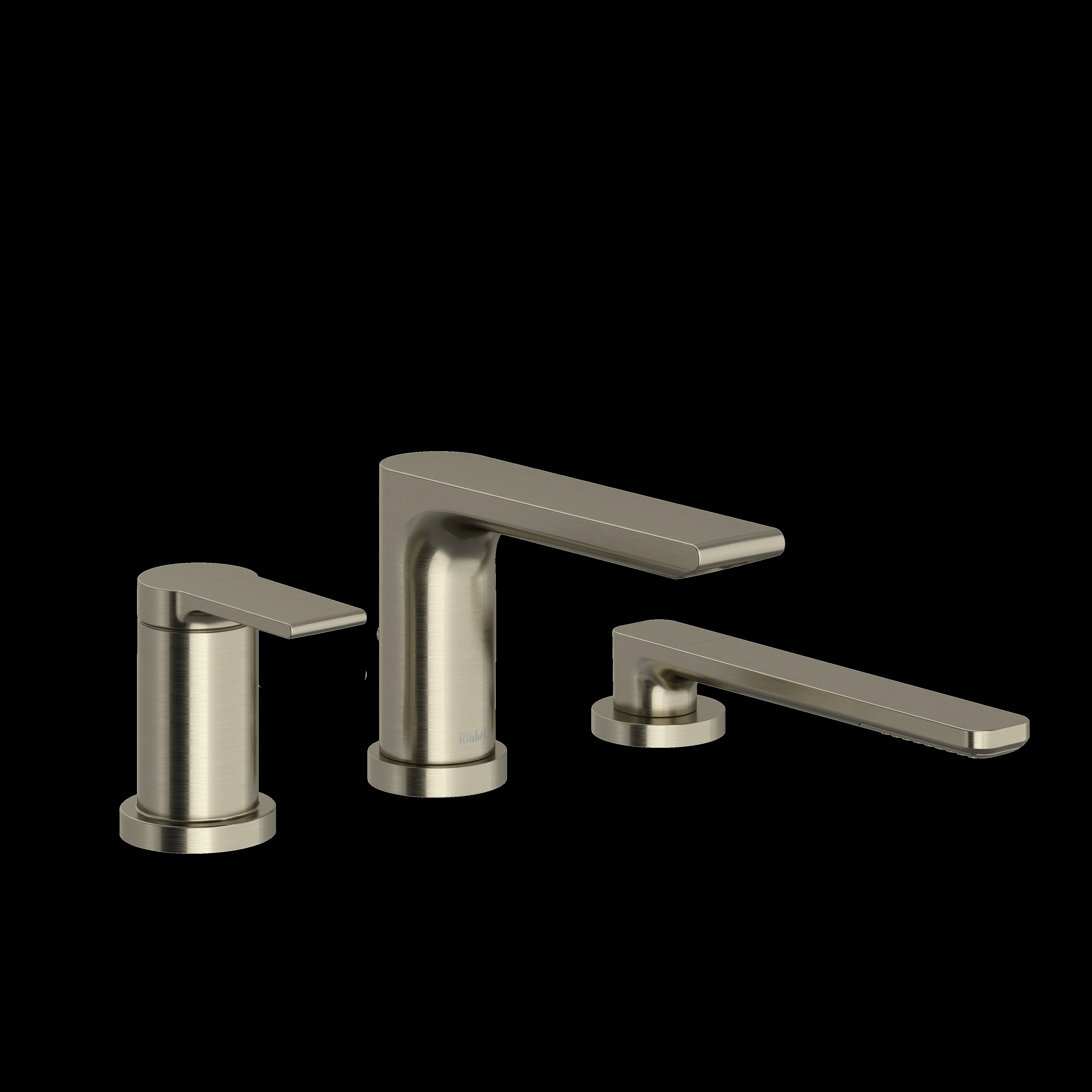 Riobel TFR16 Fresk 3-Hole Deck Mount Tub Filler Trim