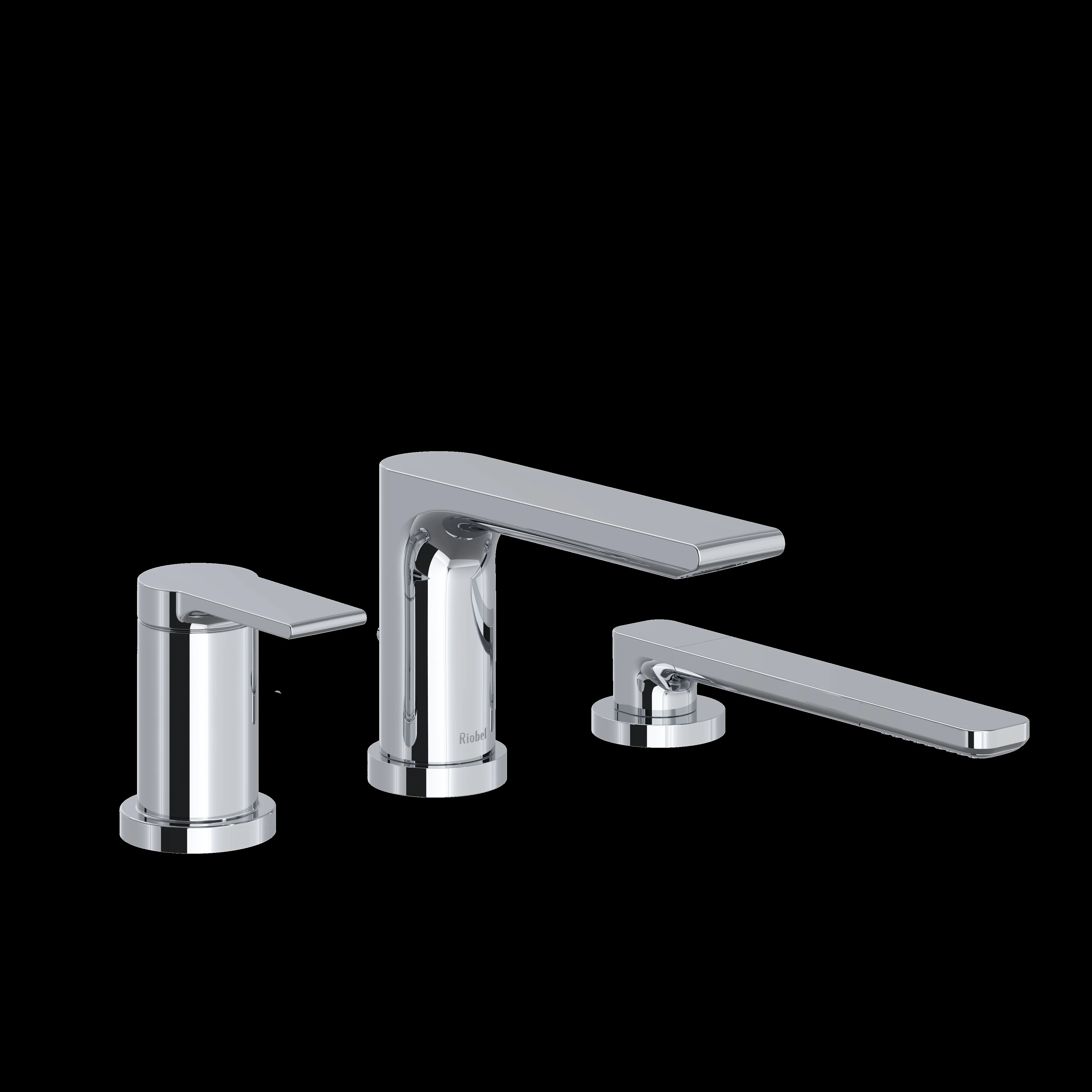 Riobel TFR16 Fresk 3-Hole Deck Mount Tub Filler Trim - Image 2