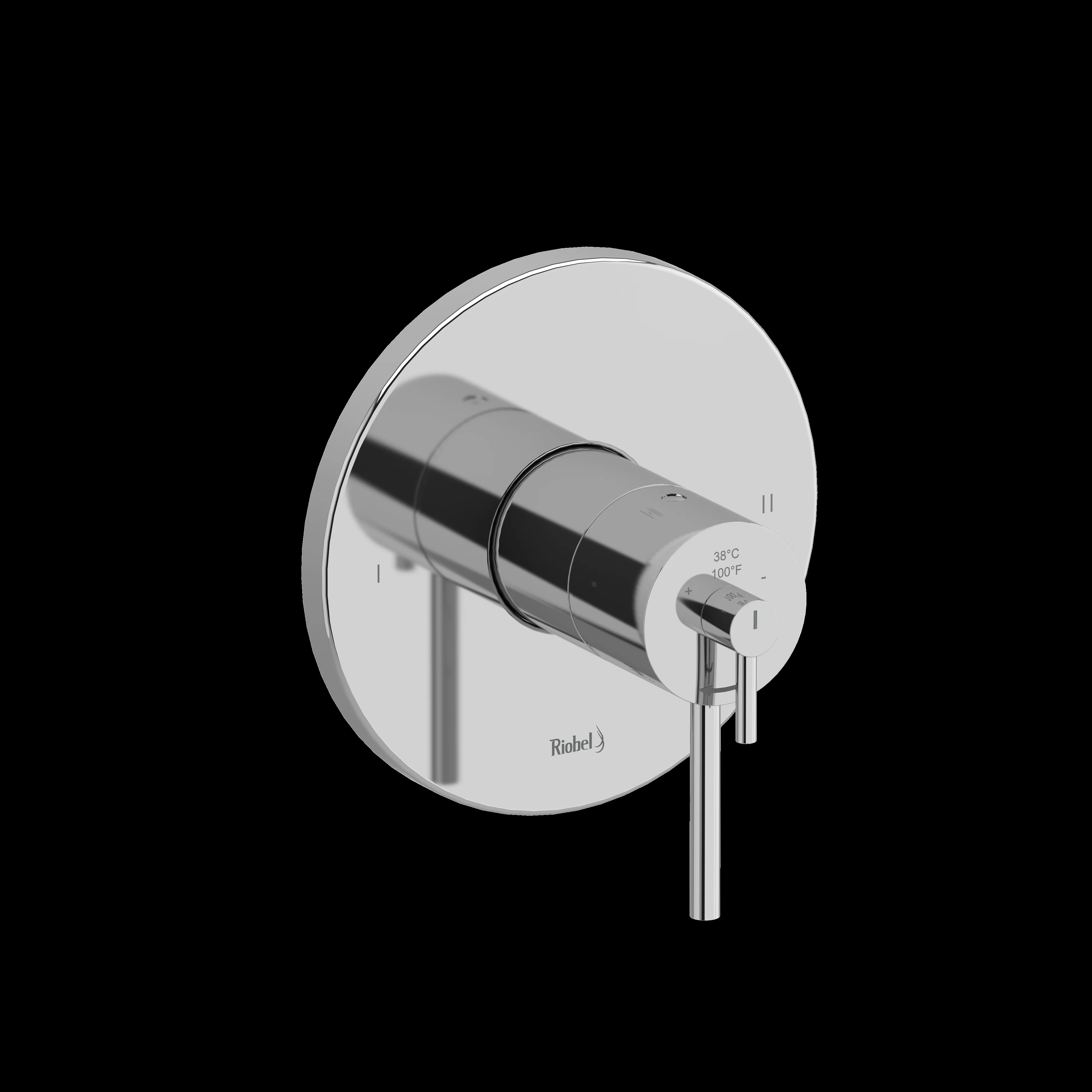 Riobel TGS44 GS 1/2" Therm & Pressure Balance Trim with 2 Functions - Image 2