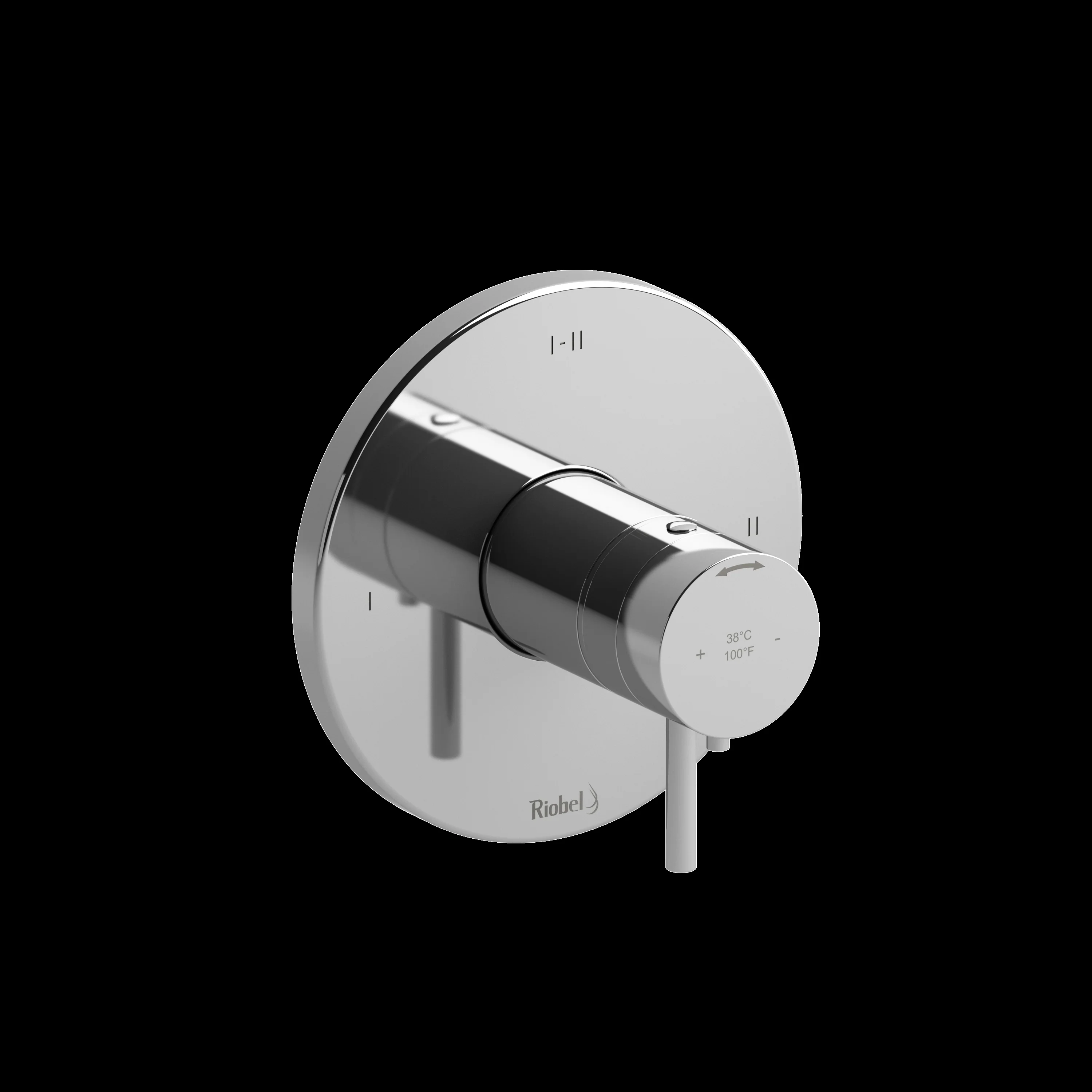 Riobel TPATM23 Pallace 1/2" Therm & Pressure Balance Trim with 3 Functions - Image 5