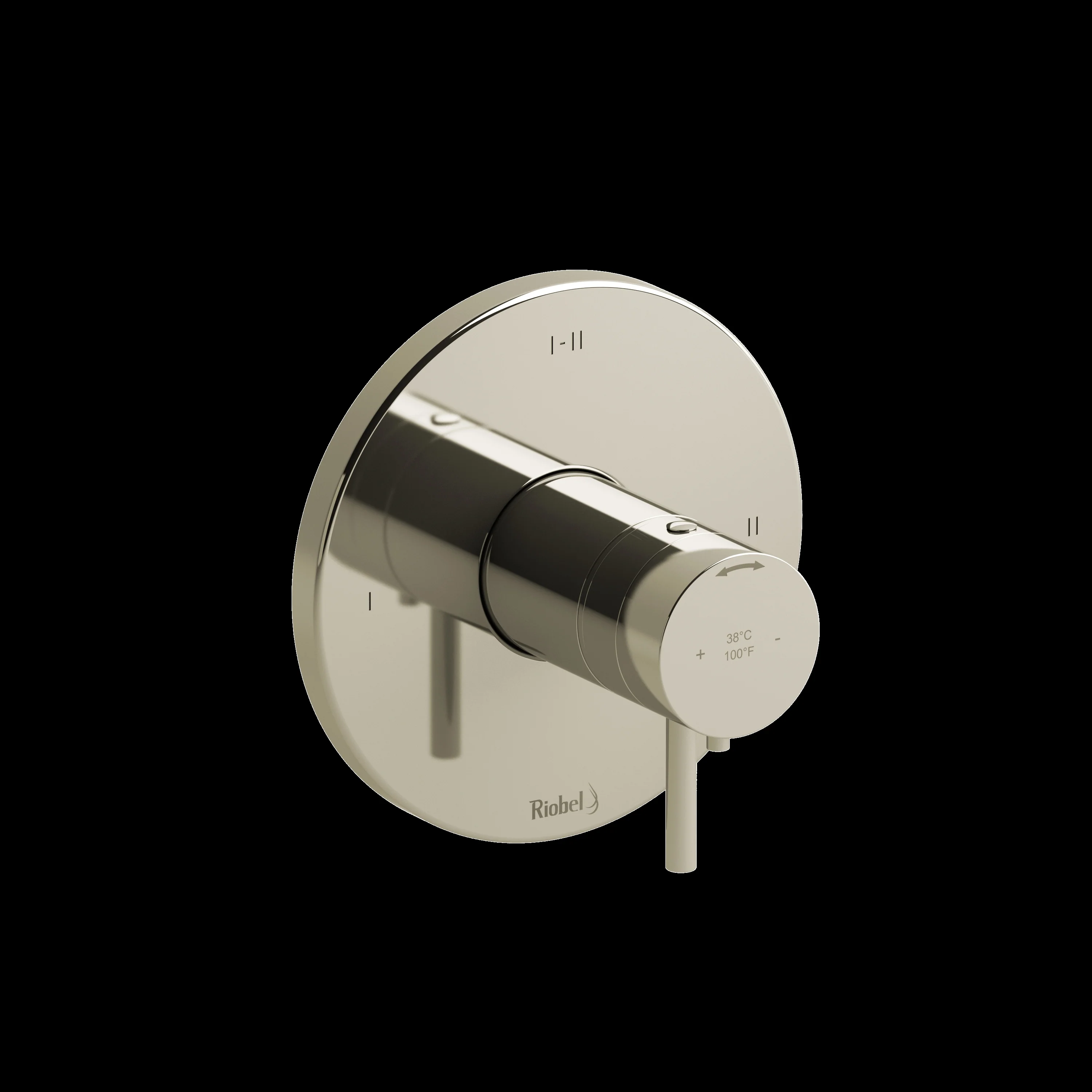 Riobel TPATM23 Pallace 1/2" Therm & Pressure Balance Trim with 3 Functions - Image 6