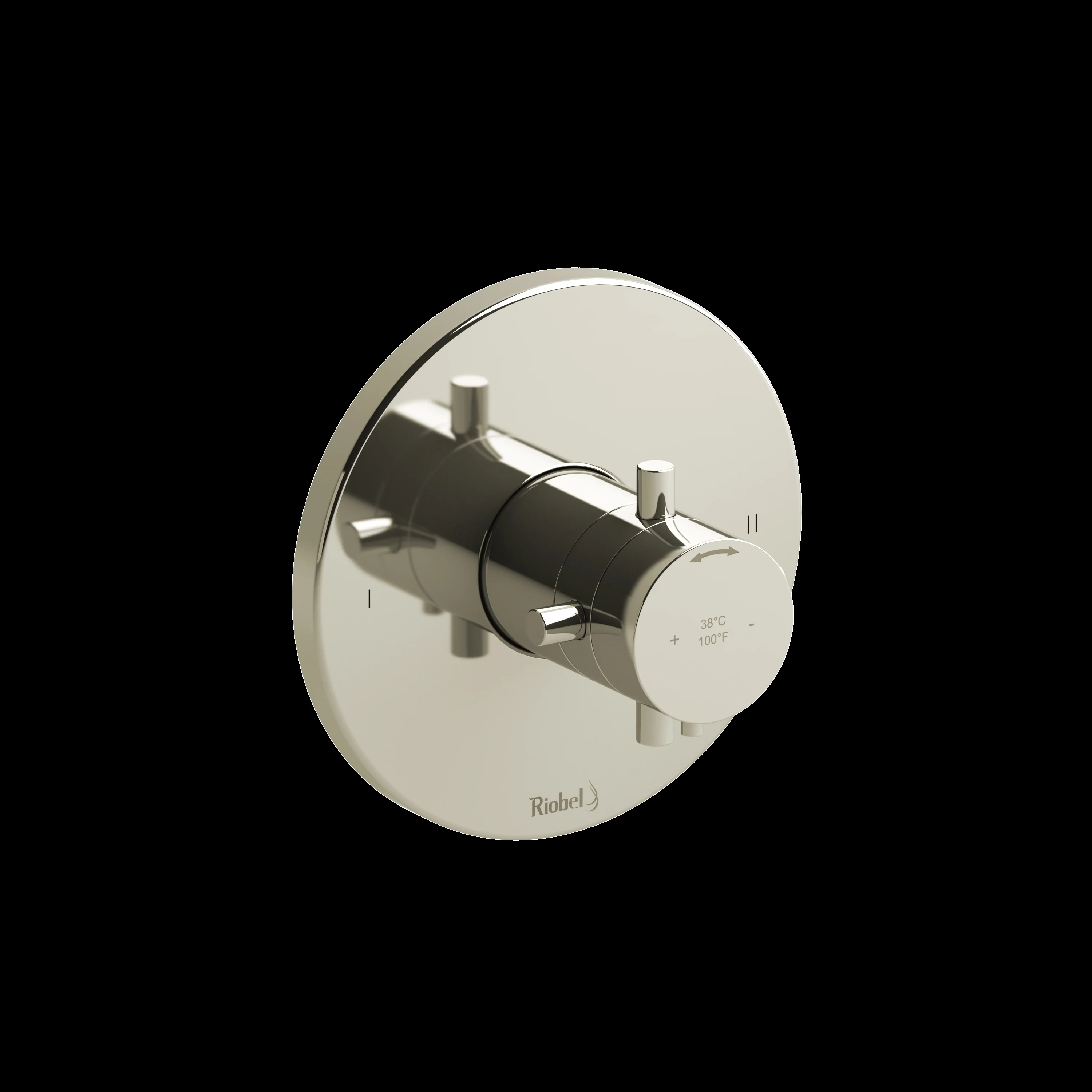 Riobel TPATM44 Pallace 1/2" Therm & Pressure Balance Trim with 2 Functions - Image 3