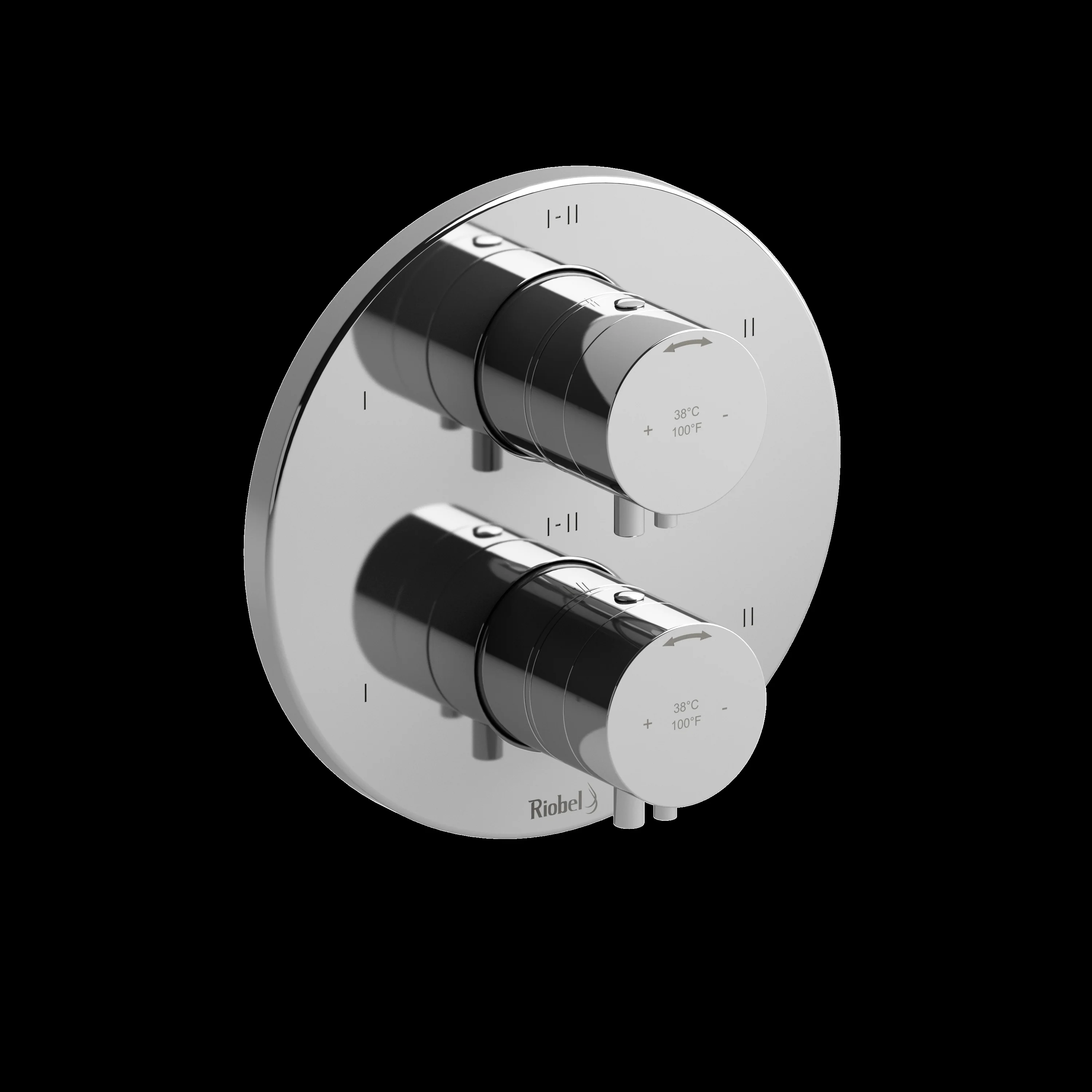 Riobel TPATM46 Pallace 3/4" Therm & Pressure Balance Trim with 6 Functions - Image 5