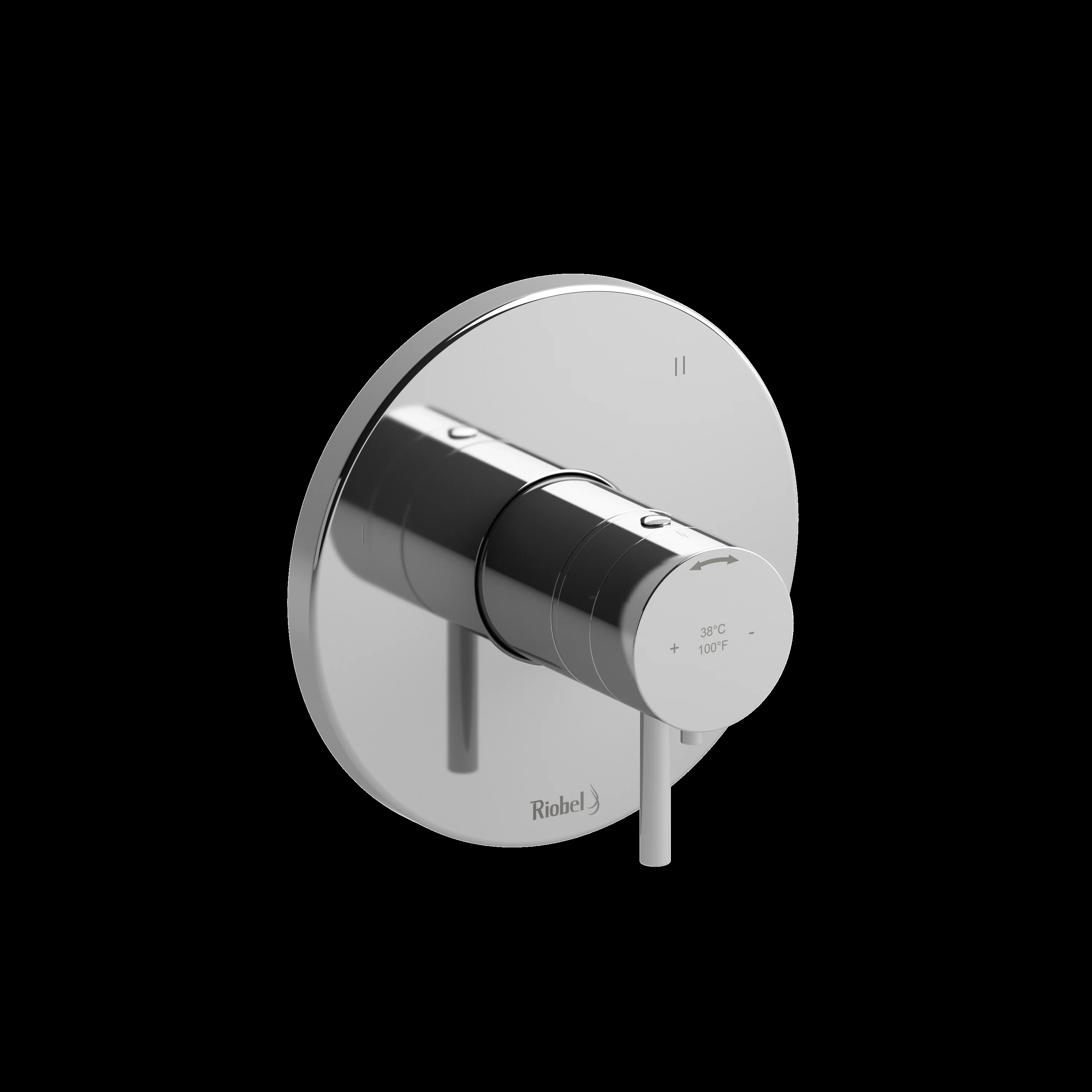 Riobel TPATM47 Pallace 1/2" Therm & Pressure Balance Trim with 3 Functions - Image 5