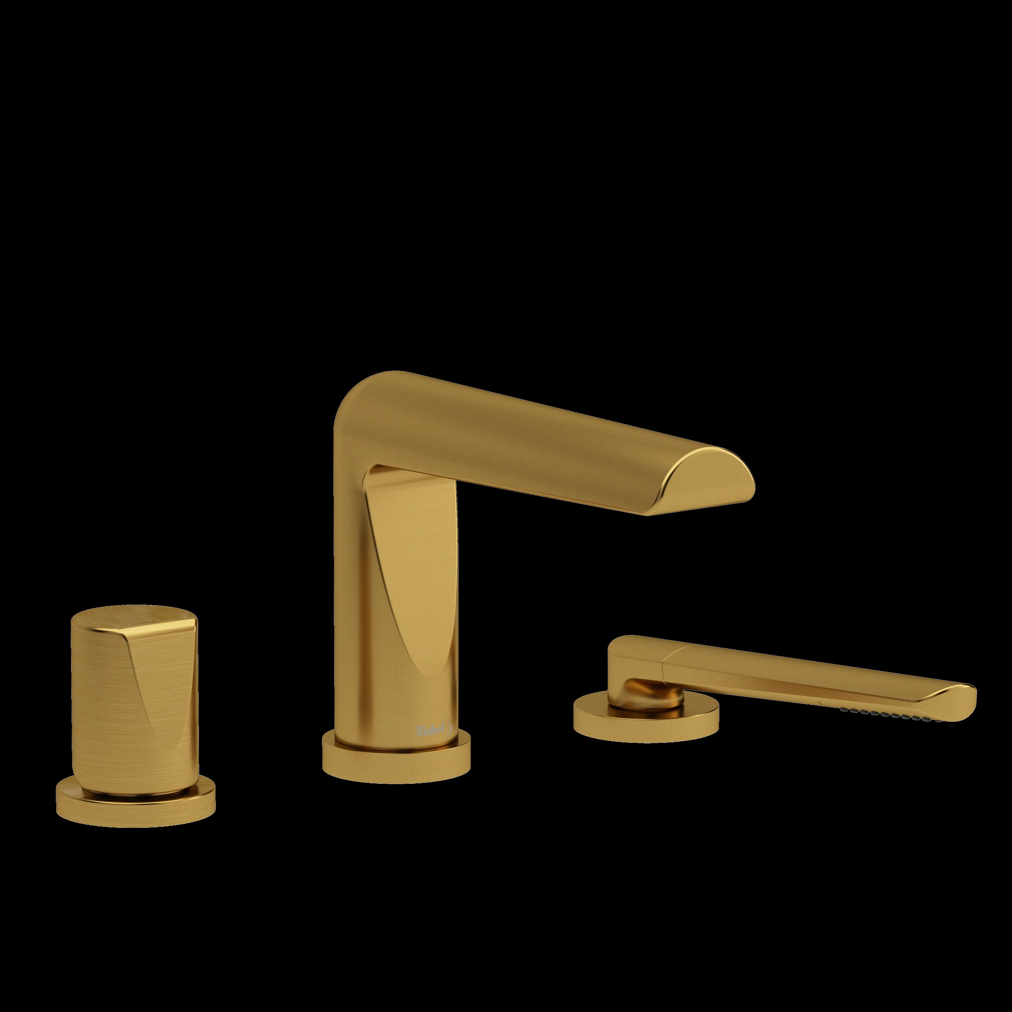 Riobel TPB66 Parabola 3-Hole Deck Mount Tub Filler Trim