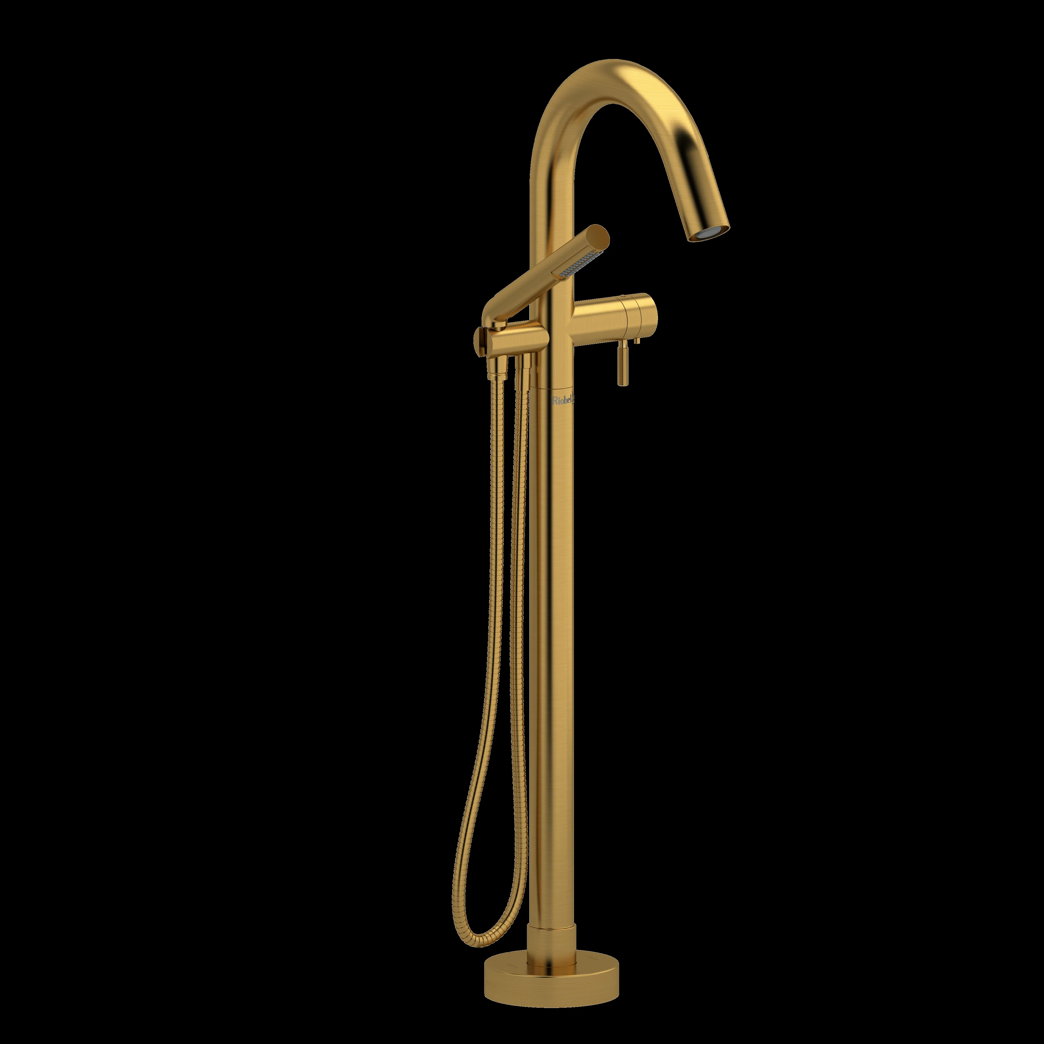 Riobel TRU39 Riu Single Hole Floor Mount Tub Filler Trim - Image 5