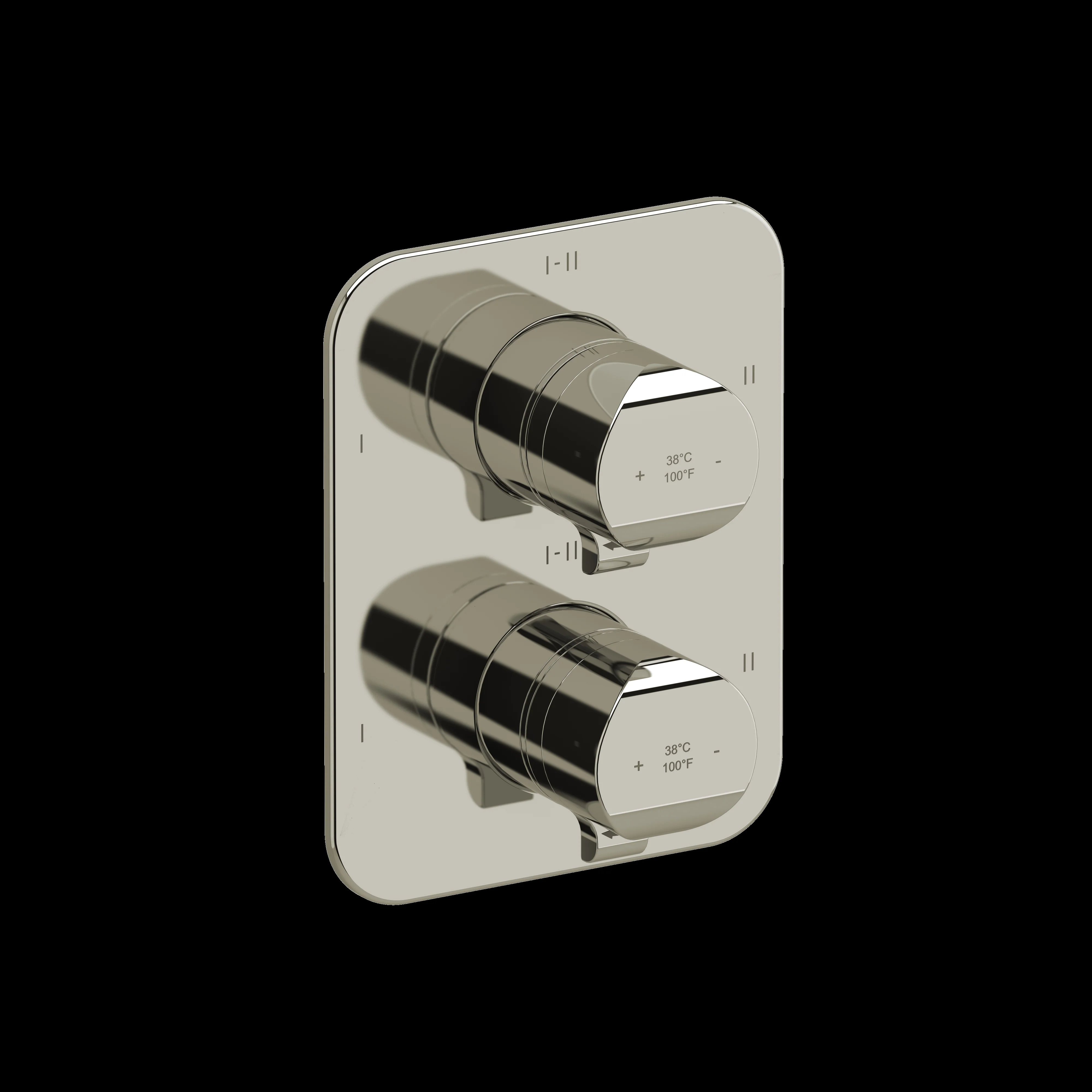 Riobel TSA46 Salomé 3/4" Therm & Pressure Balance Trim with 6 Functions - Image 2