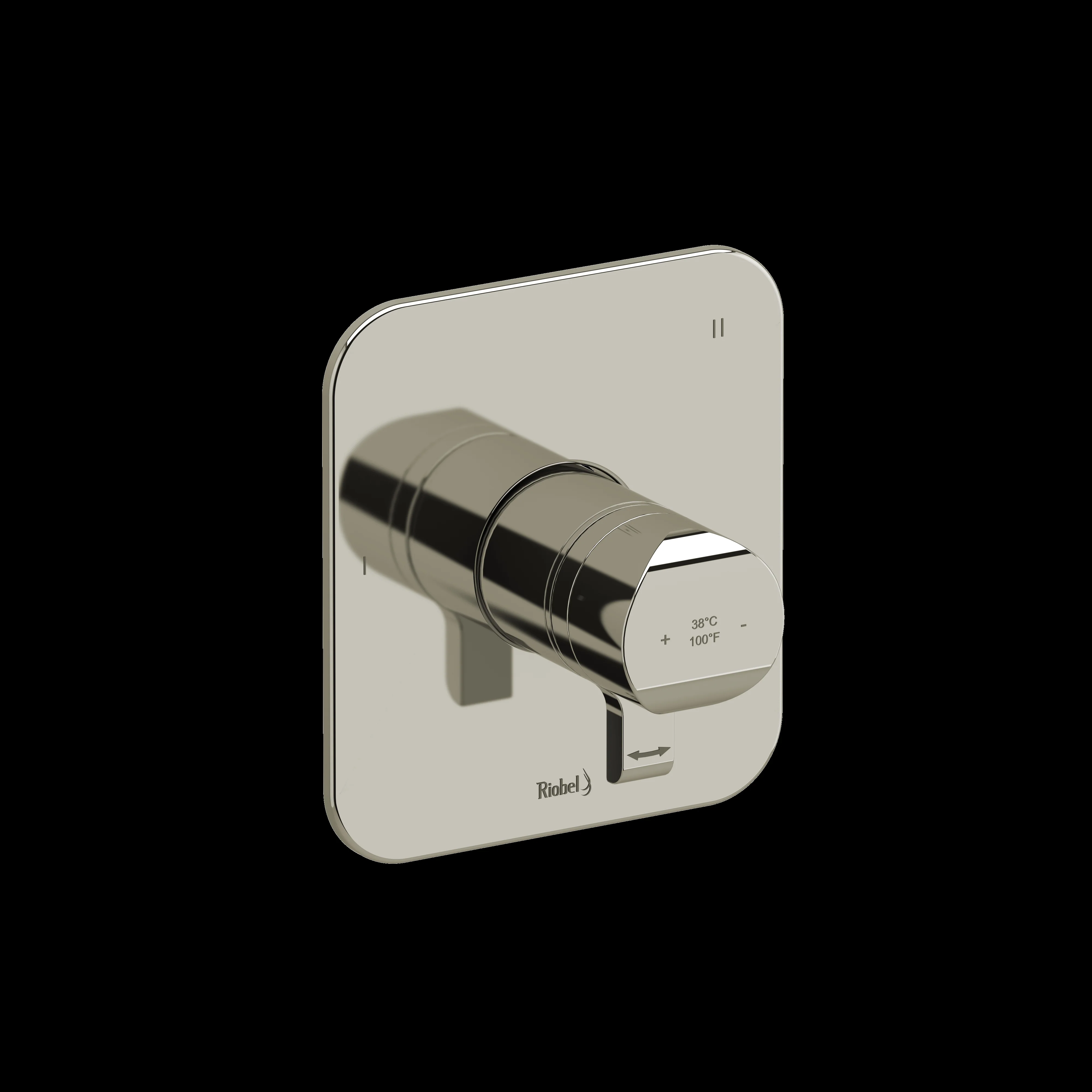 Riobel TSA47 Salomé 1/2" Therm & Pressure Balance Trim with 3 Functions - Image 2