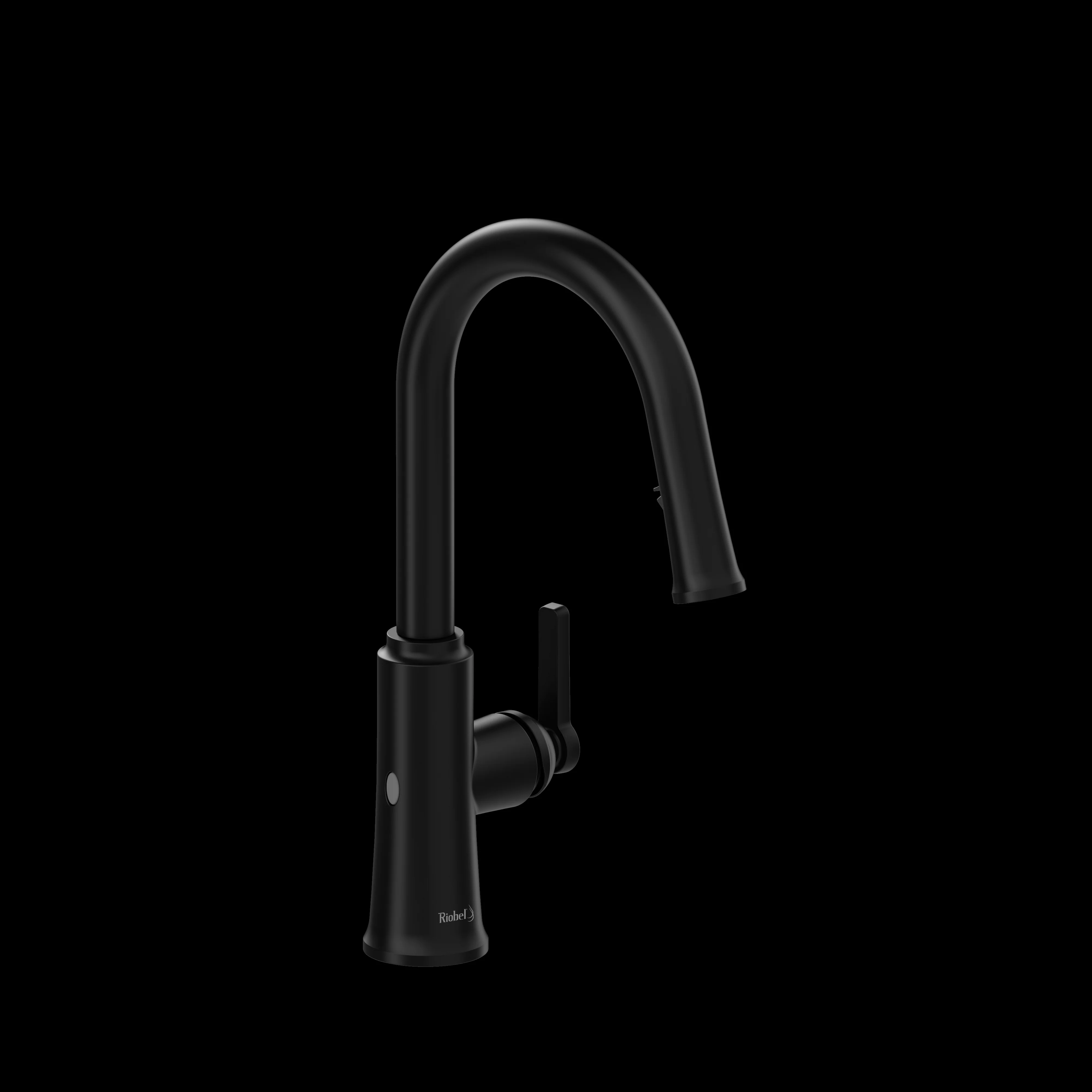Riobel TTRD111 Trattoria Pull-Down Touchless Kitchen Faucet with C-Spout - Image 2