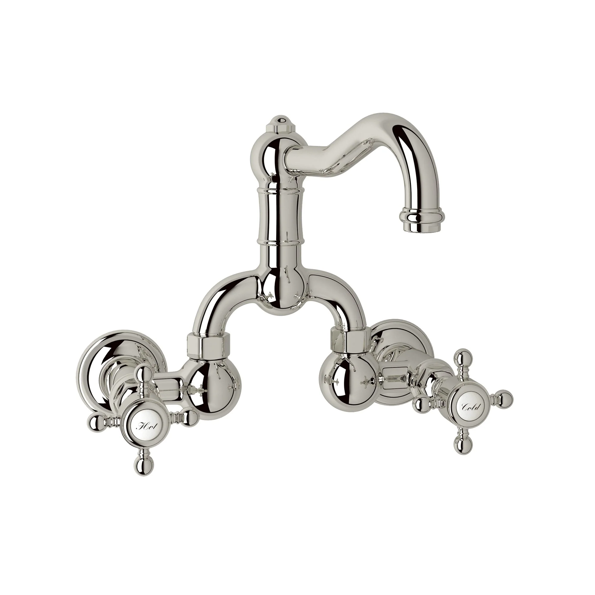 ROHL A1418 Acqui® Wall Mount Bridge Lavatory Faucet With Column Spout - Image 18