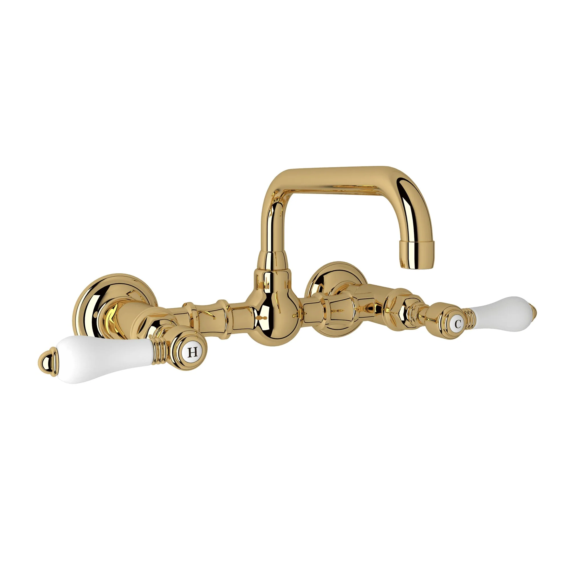 ROHL A1423 Acqui® Wall Mount Bridge Lavatory Faucet With U-Spout - Image 12