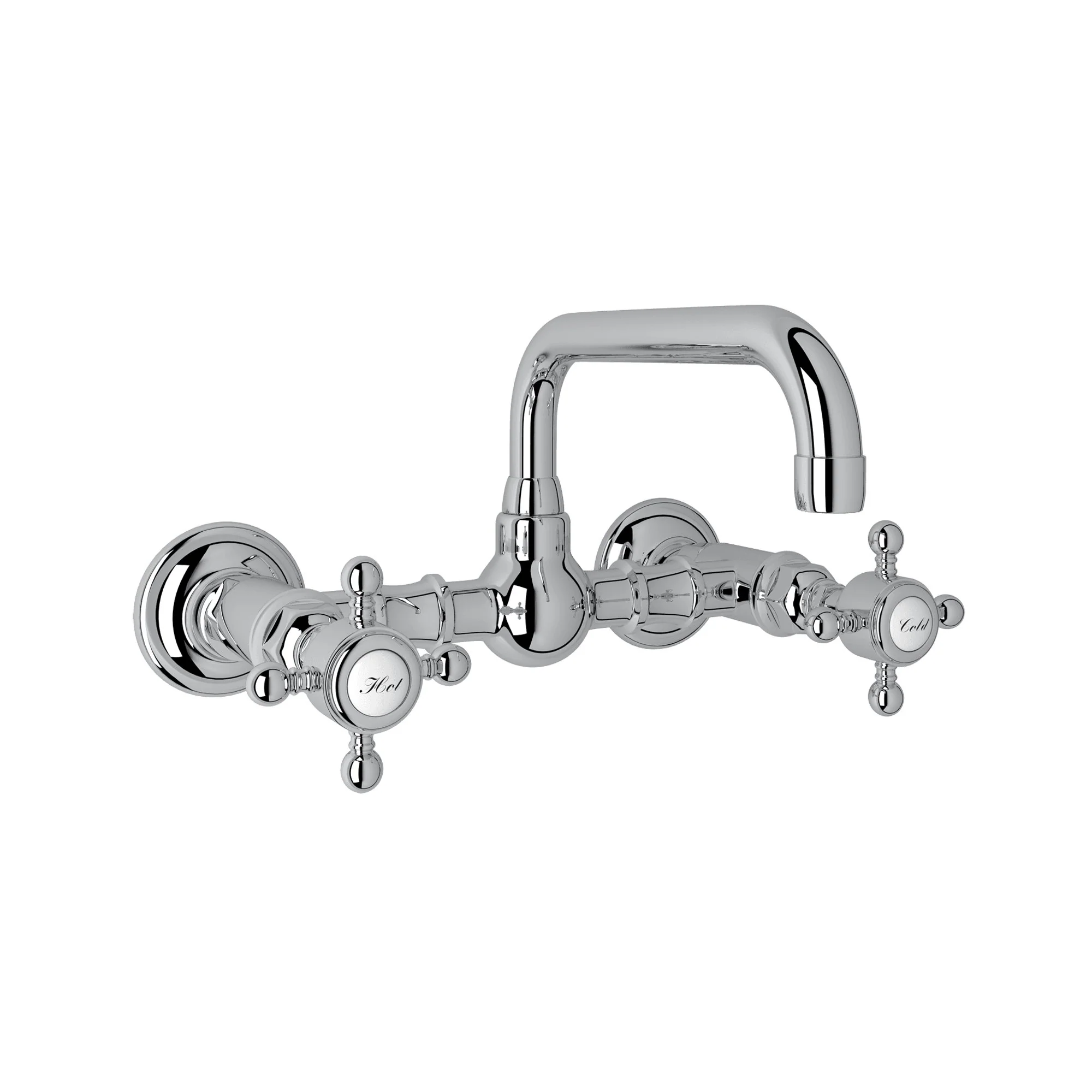 ROHL A1423 Acqui® Wall Mount Bridge Lavatory Faucet With U-Spout - Image 16