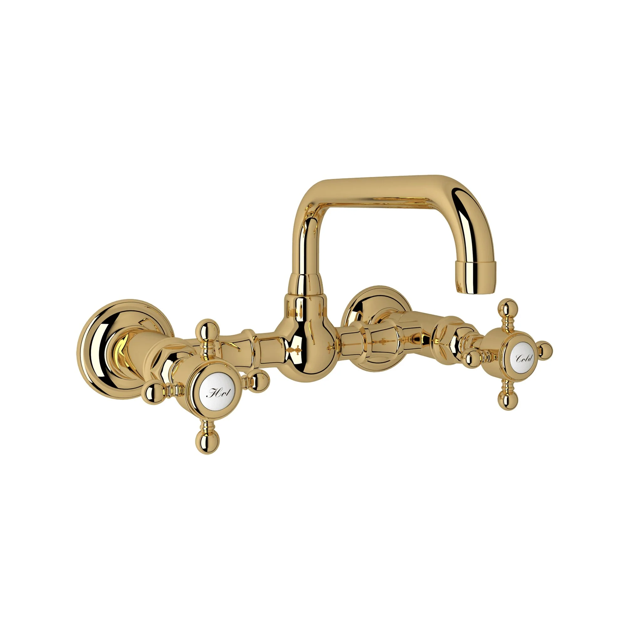 ROHL A1423 Acqui® Wall Mount Bridge Lavatory Faucet With U-Spout - Image 17
