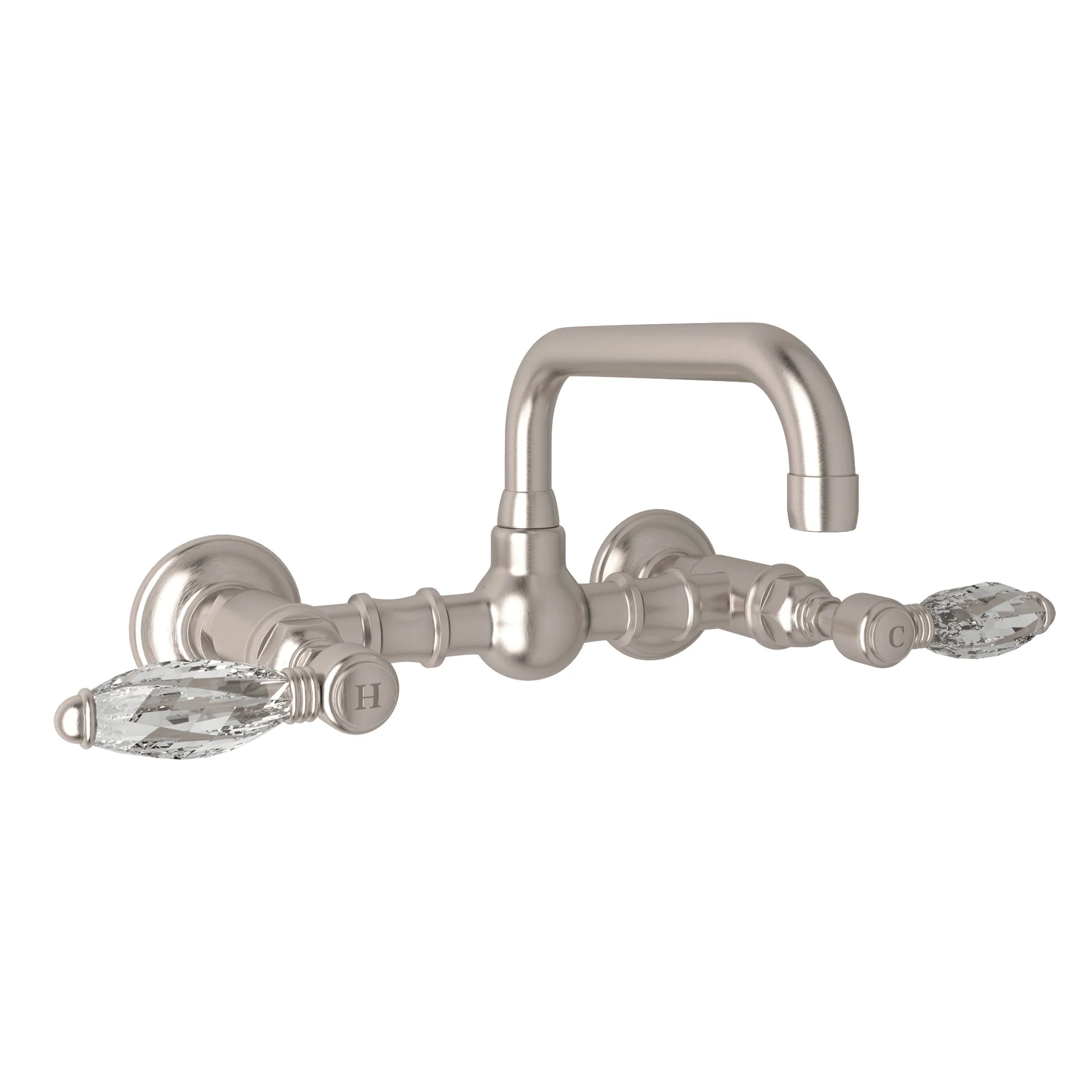 ROHL A1423 Acqui® Wall Mount Bridge Lavatory Faucet With U-Spout - Image 4
