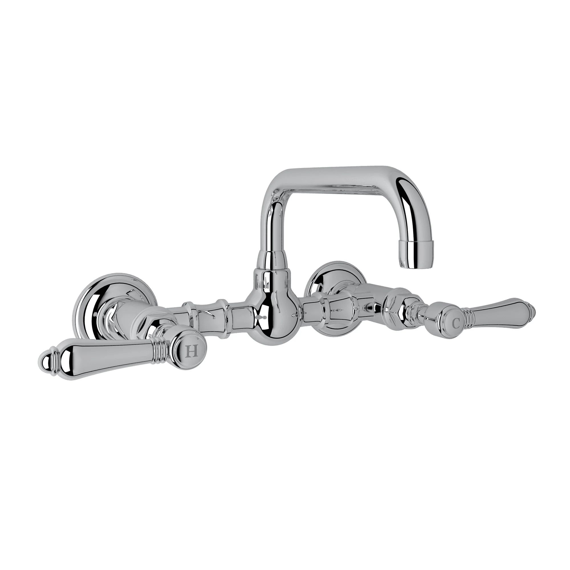 ROHL A1423 Acqui® Wall Mount Bridge Lavatory Faucet With U-Spout - Image 6