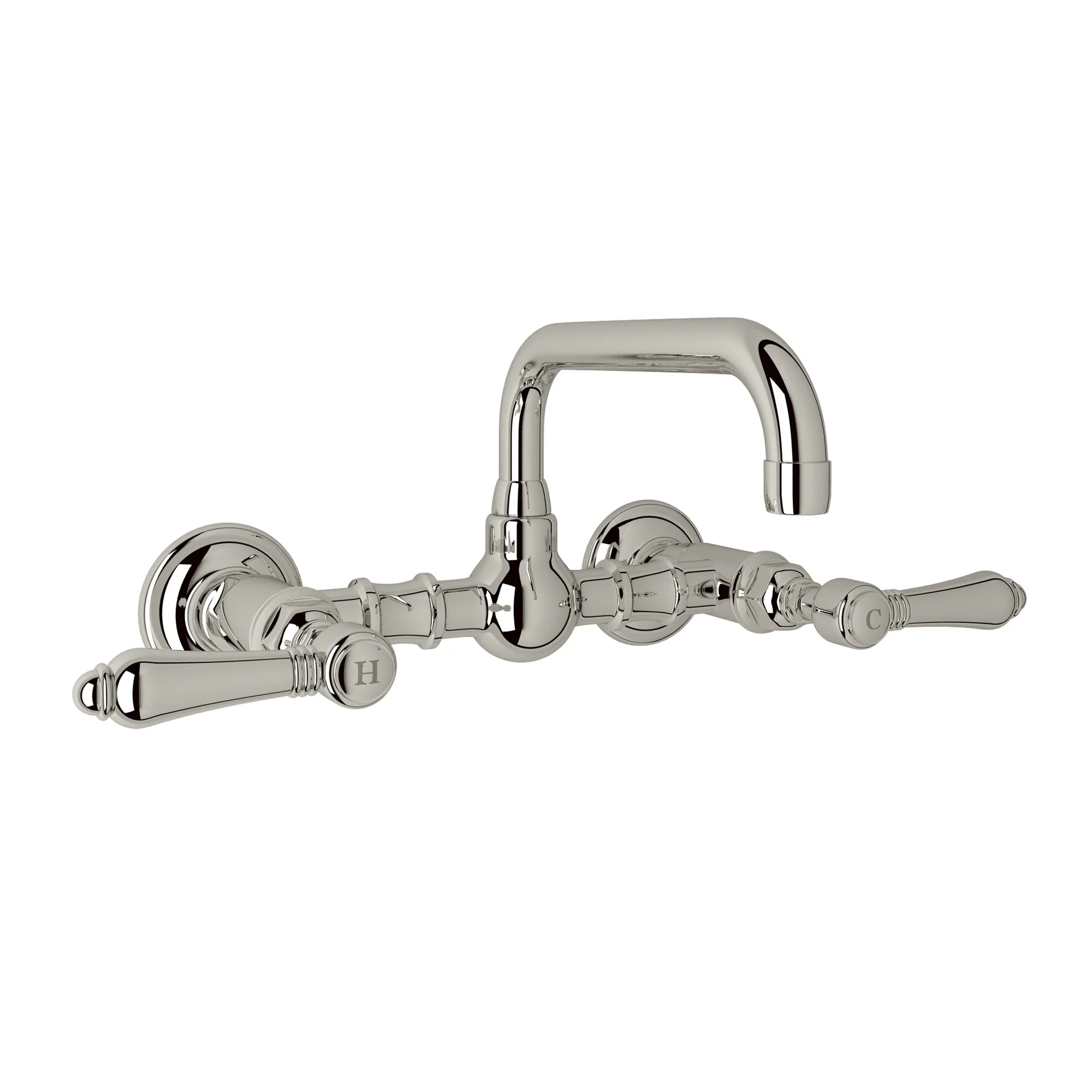 ROHL A1423 Acqui® Wall Mount Bridge Lavatory Faucet With U-Spout - Image 8