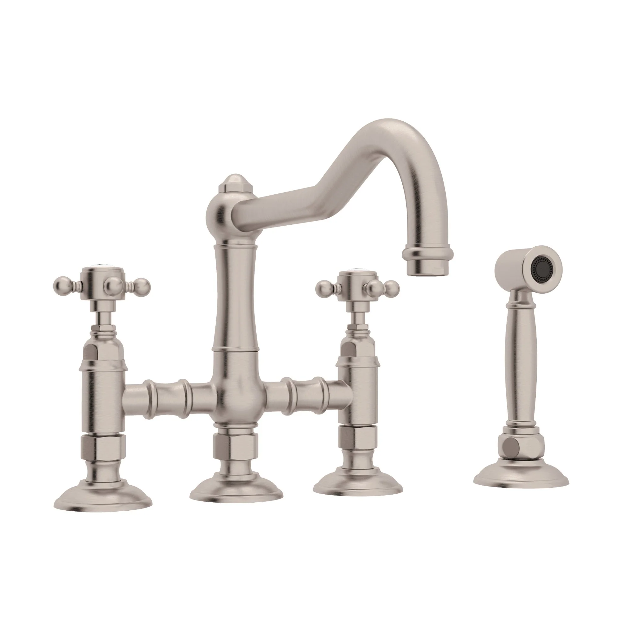 ROHL A1458WS Acqui® Bridge Kitchen Faucet With Side Spray - Image 14