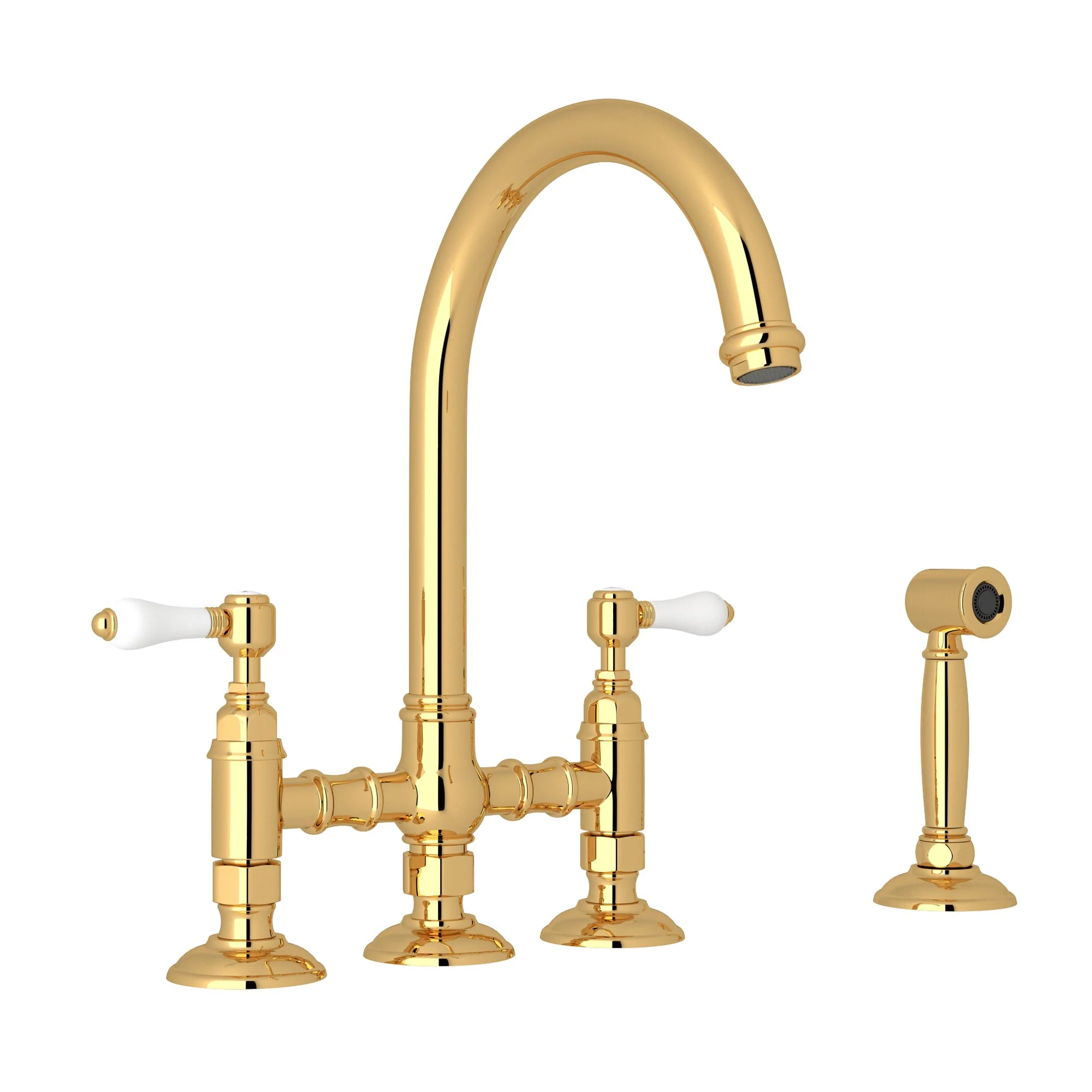 ROHL A1461WS San Julio® Bridge Kitchen Faucet With Side Spray - Image 7