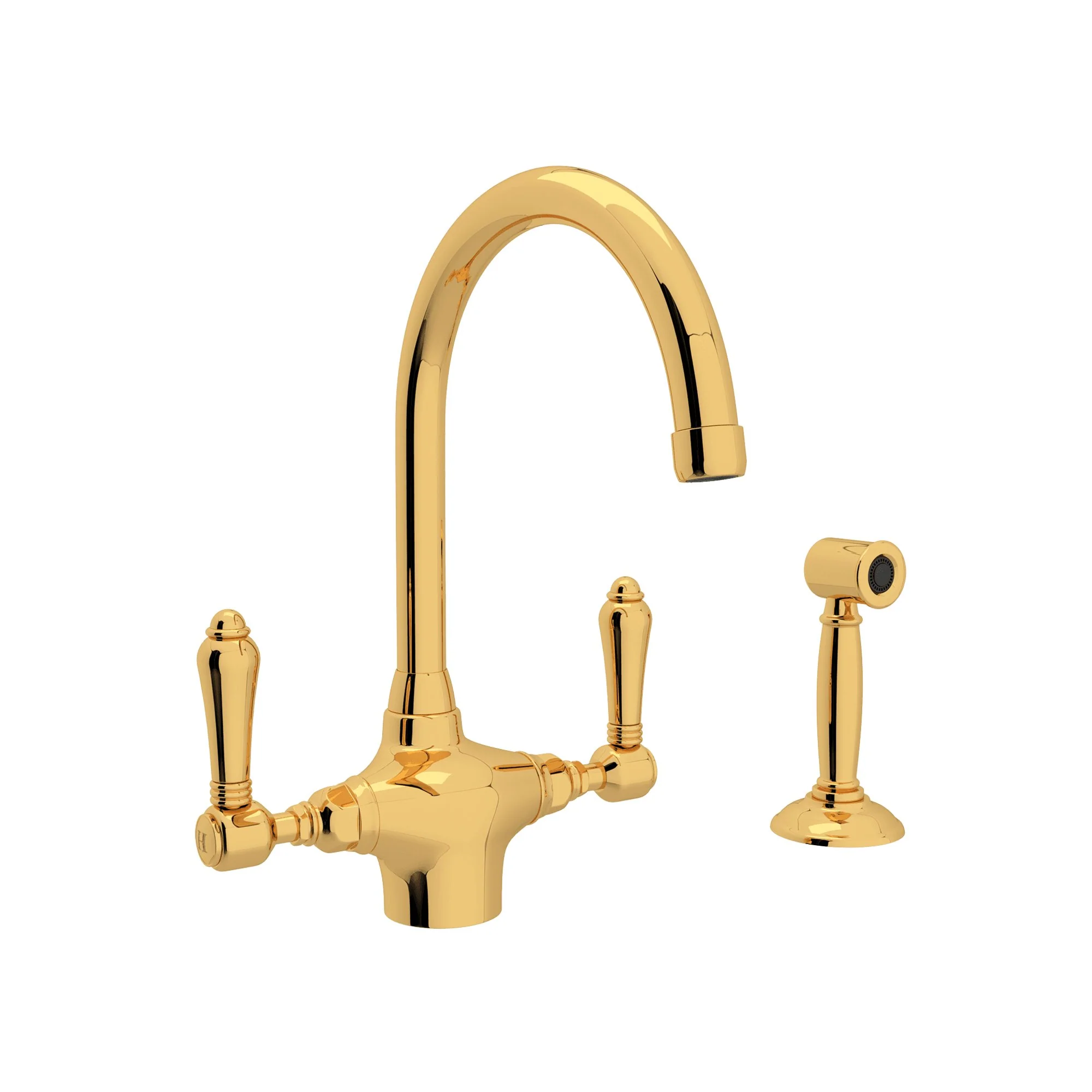 ROHL A1676WS San Julio® Two Handle Kitchen Faucet With Side Spray - Image 2