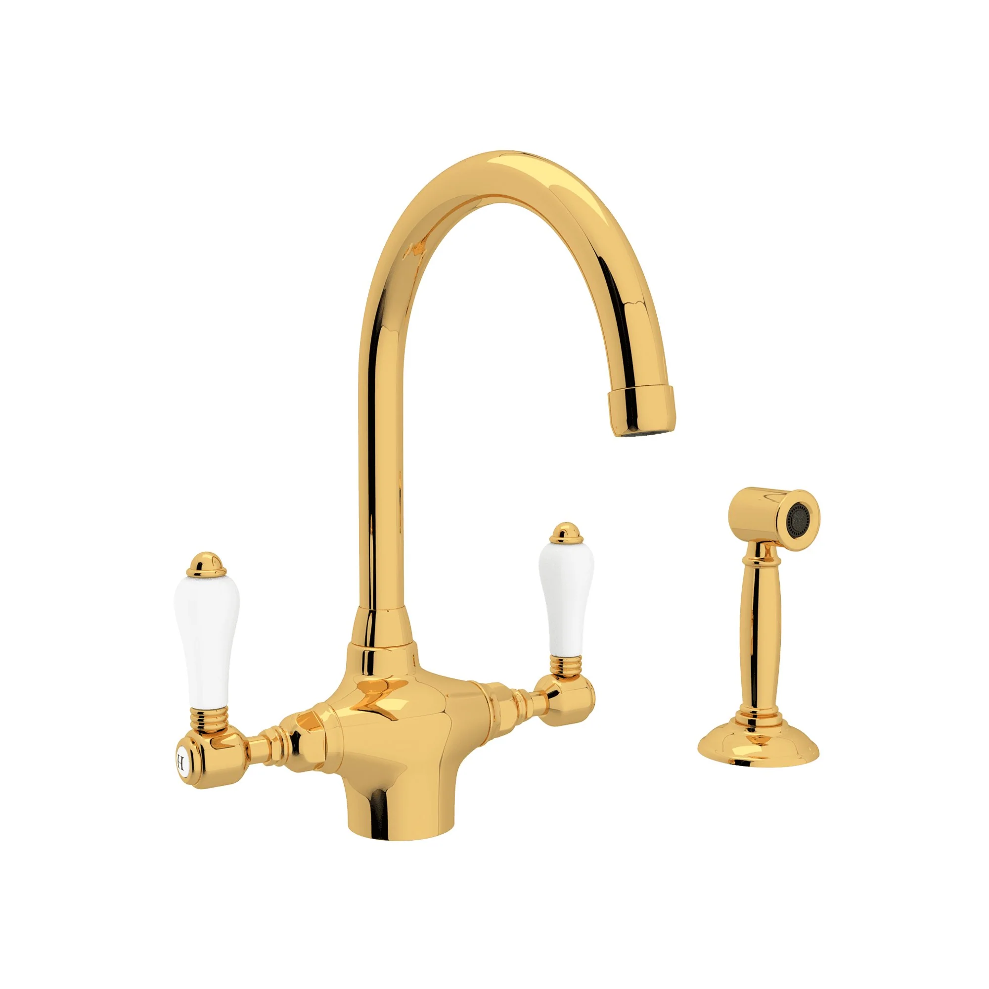 ROHL A1676WS San Julio® Two Handle Kitchen Faucet With Side Spray - Image 7