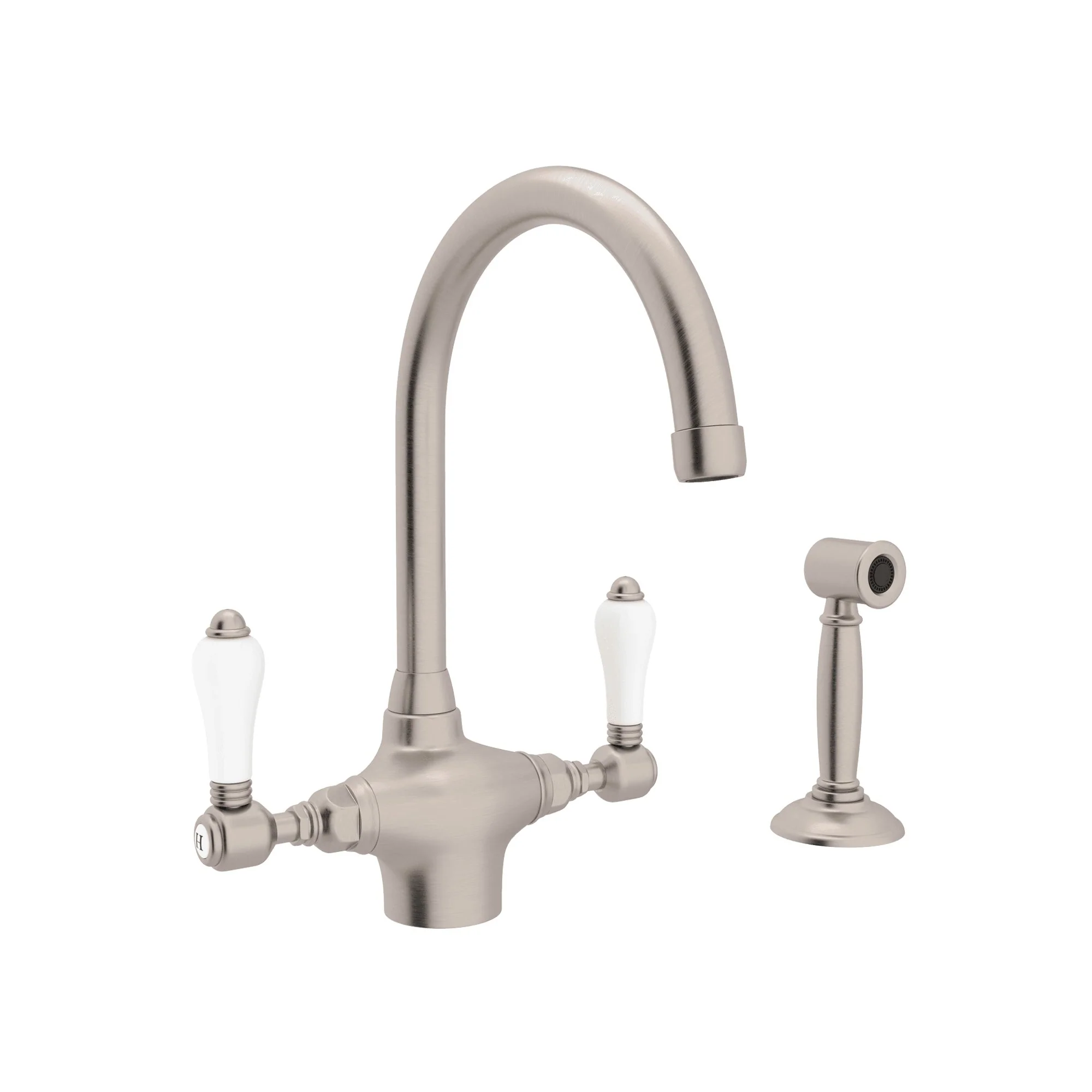 ROHL A1676WS San Julio® Two Handle Kitchen Faucet With Side Spray - Image 9