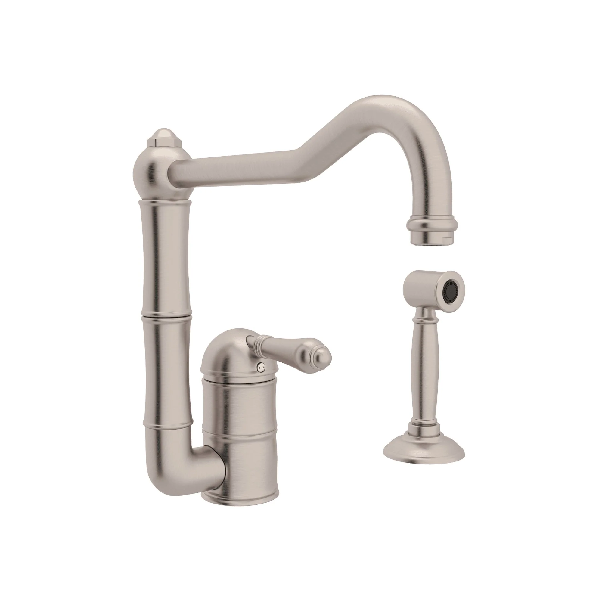 ROHL A3608WS Acqui® Kitchen Faucet With Side Spray - Image 4