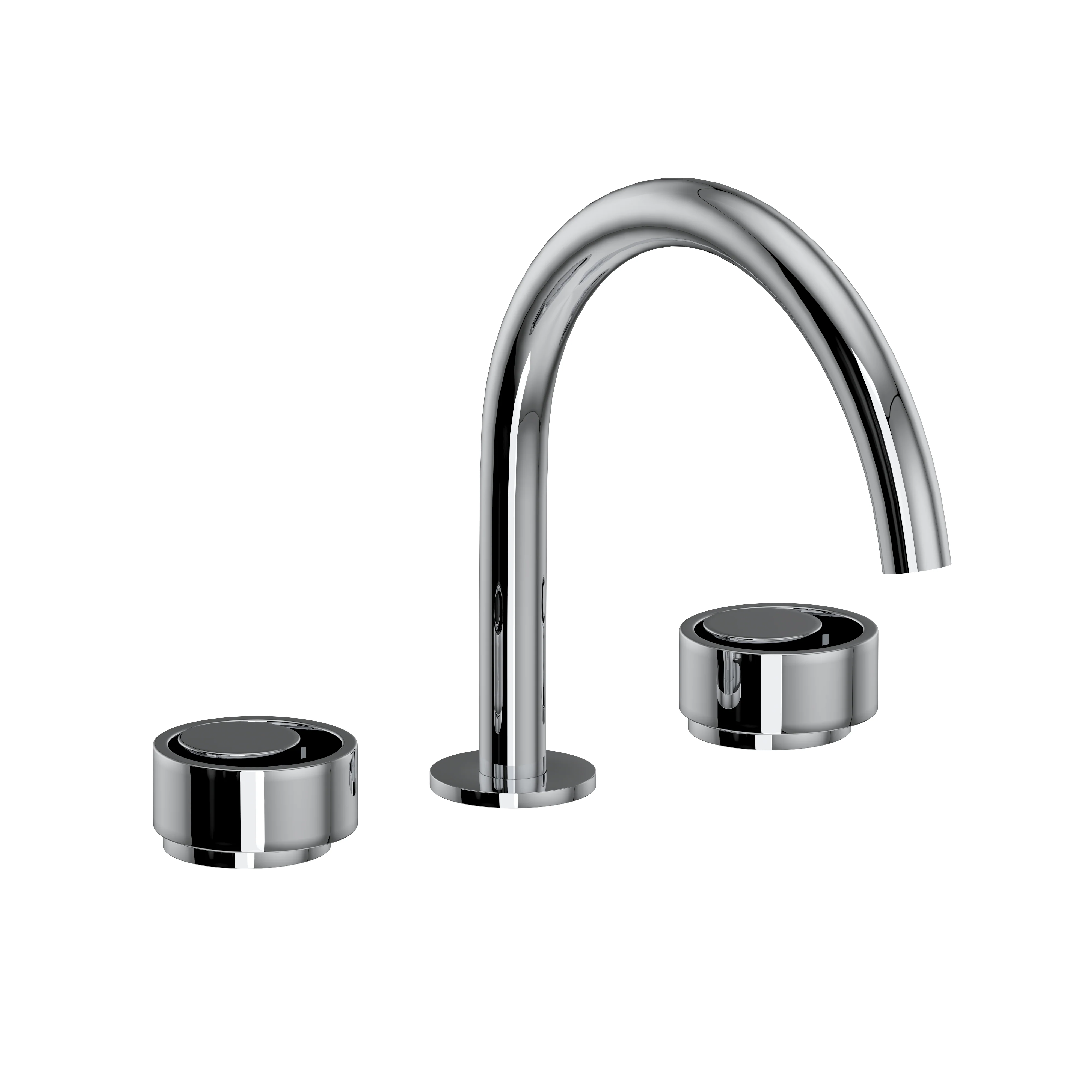 ROHL EC08D3 Eclissi Widespread Lavatory Faucet With C-Spout