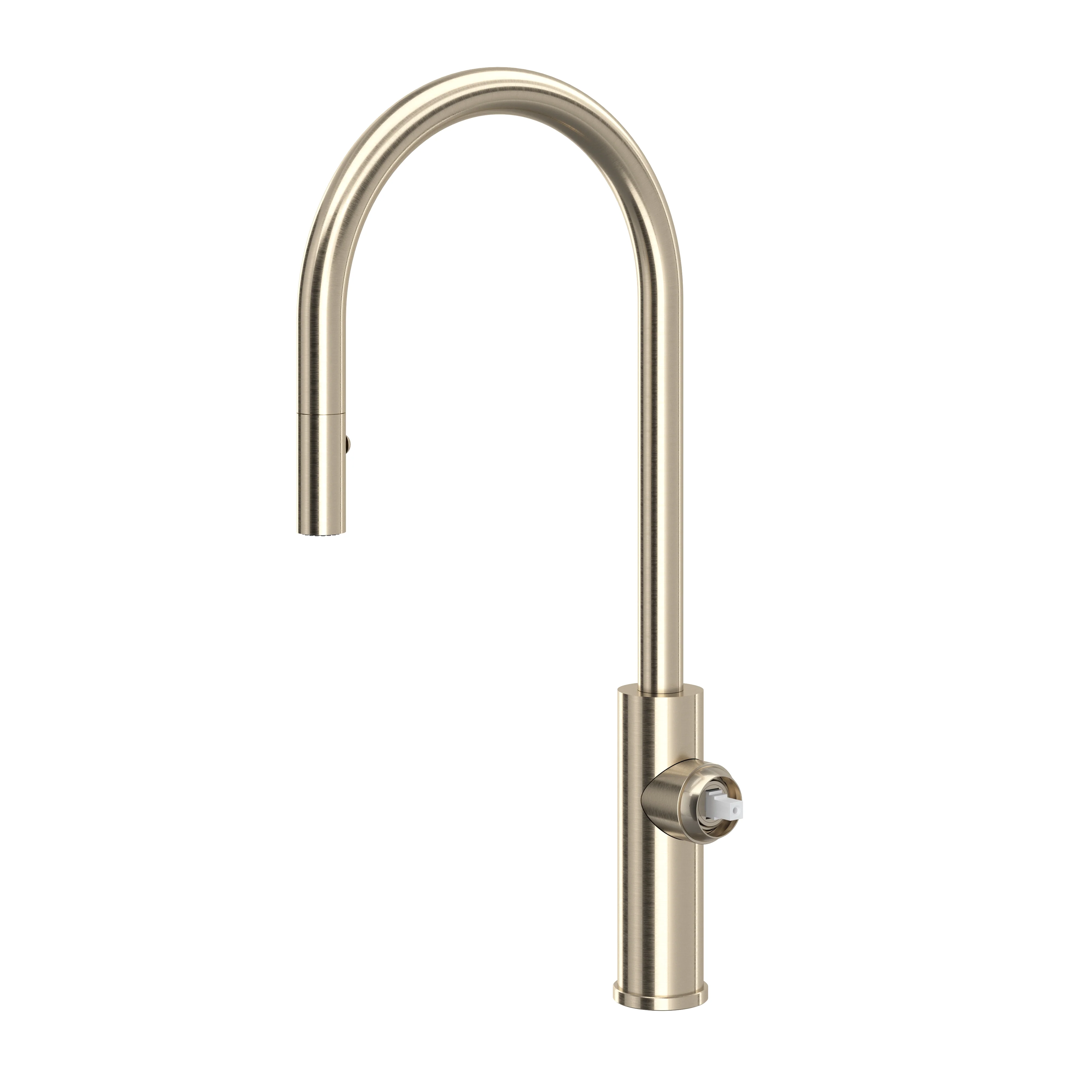 ROHL EC55D1 Eclissi Pull-Down Kitchen Faucet with C-Spout - Less Handle - Image 4