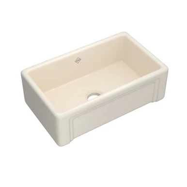 Shaws RC3017 30" Egerton Single Bowl Farmhouse Apron Front Fireclay Kitchen Sink - Image 4