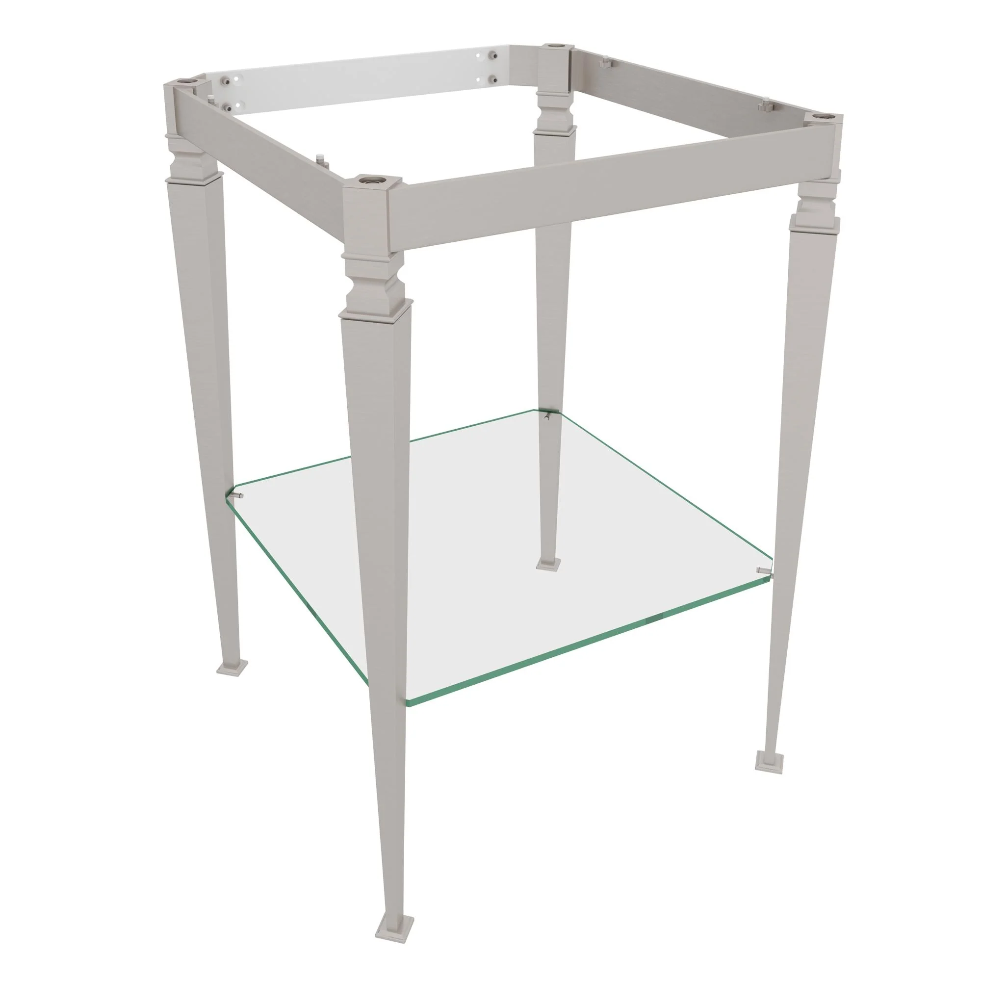Perrin & Rowe RW2933 Deco Wash Stand With Glass Shelf - Image 3