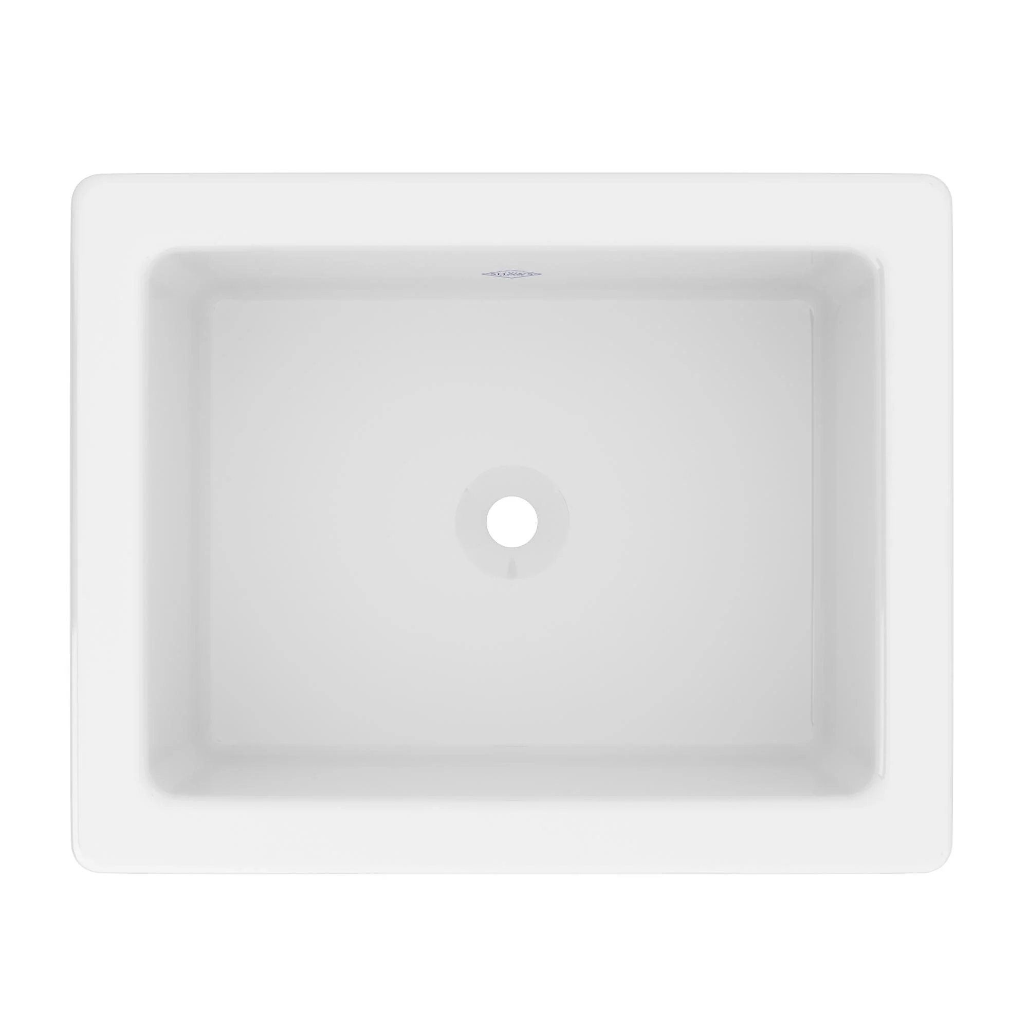 Shaws SB1814 Shaker Rectangular Undermount Or Drop In Lavatory Fireclay Sink